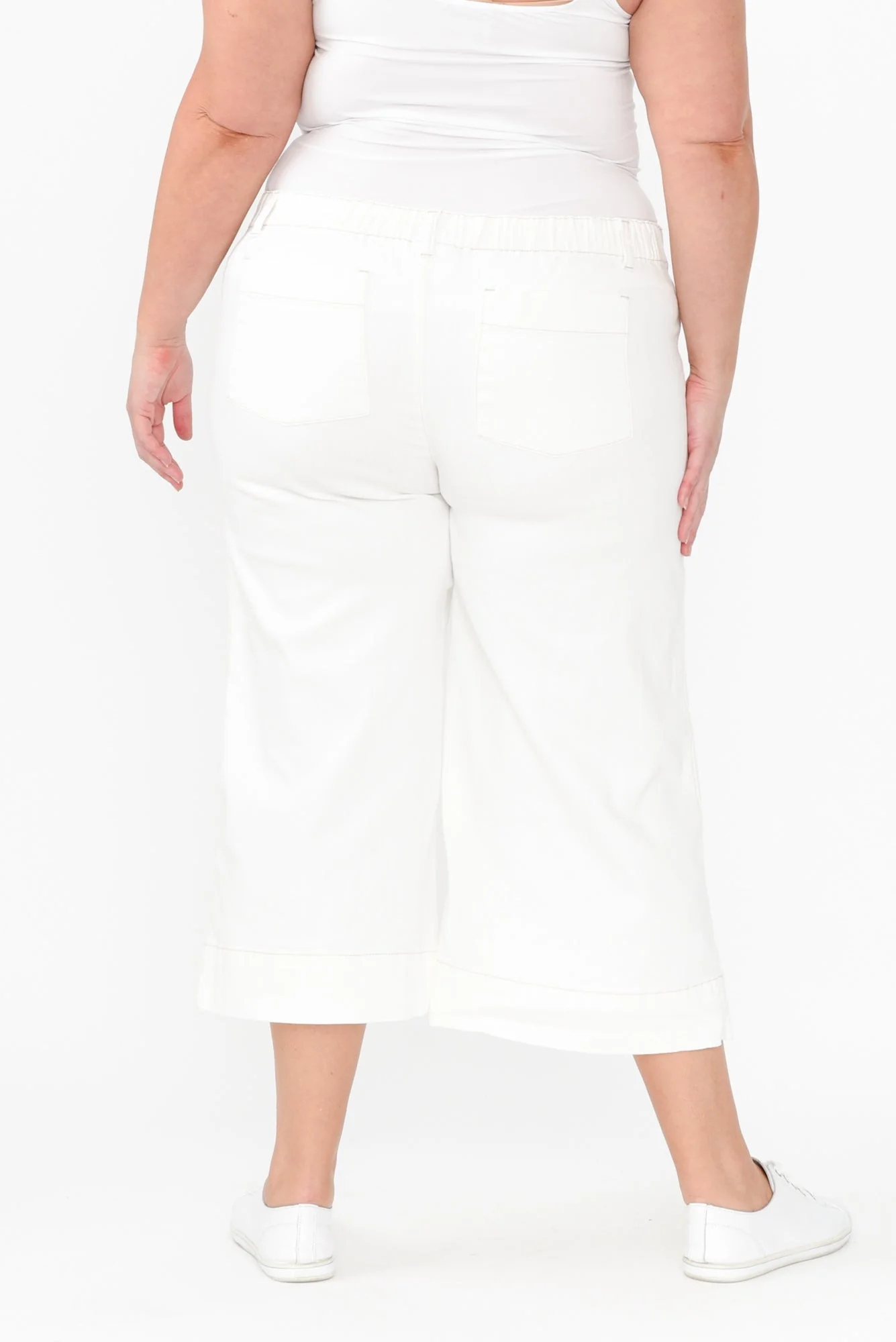 Narcy Ivory Wide Leg Jeans - Image 12