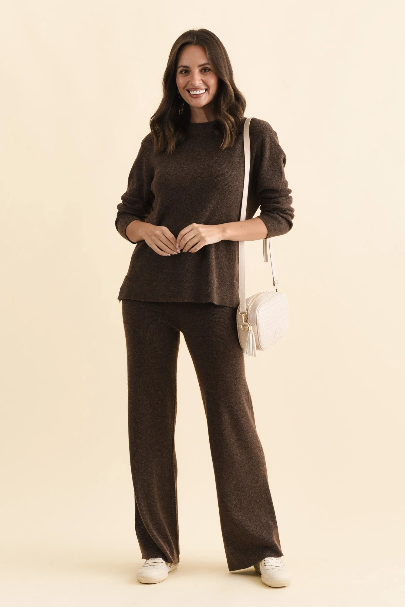 Nash Chocolate Knit Pants - Image 2