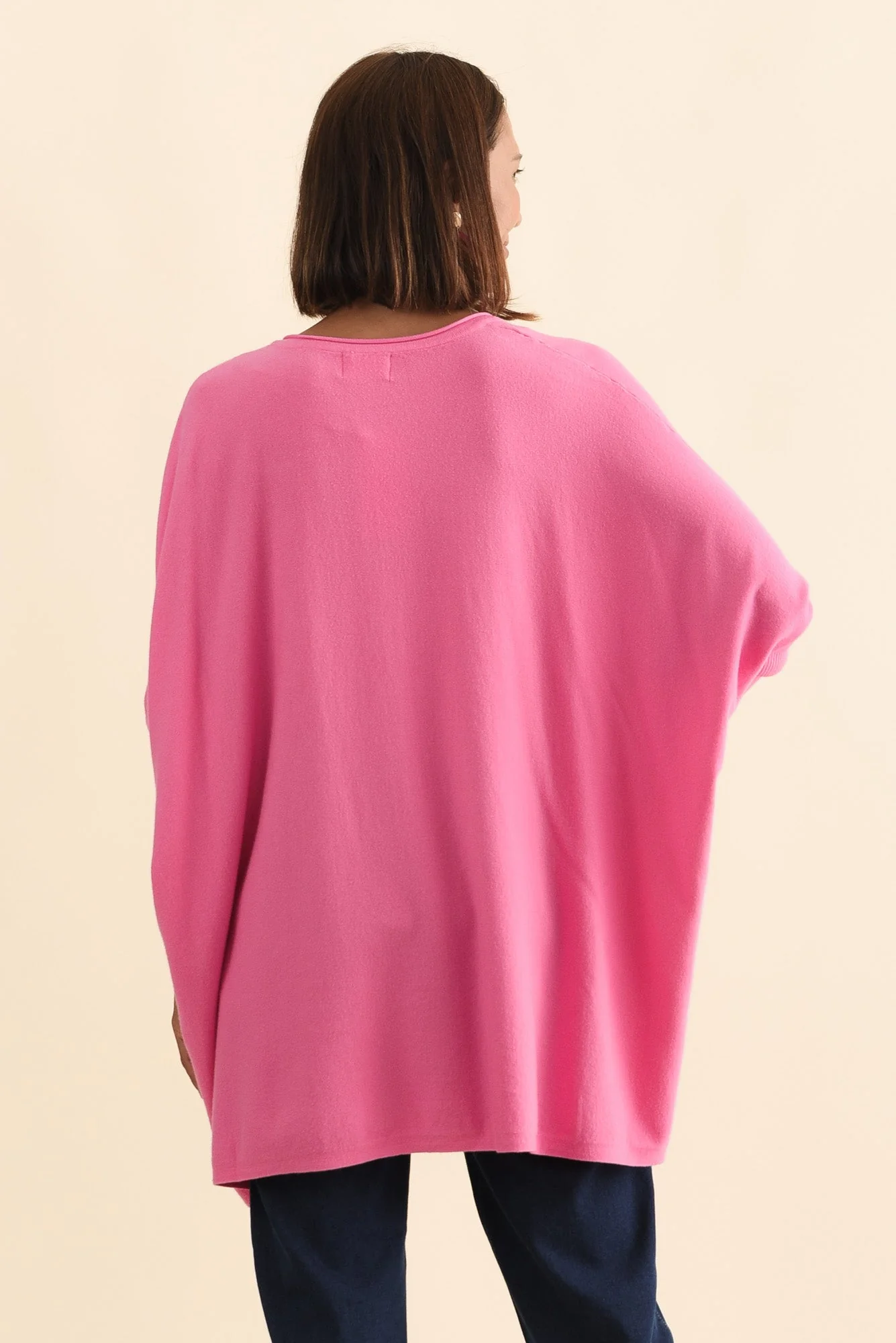 Nastia Hot Pink Wool Blend Jumper - Image 5