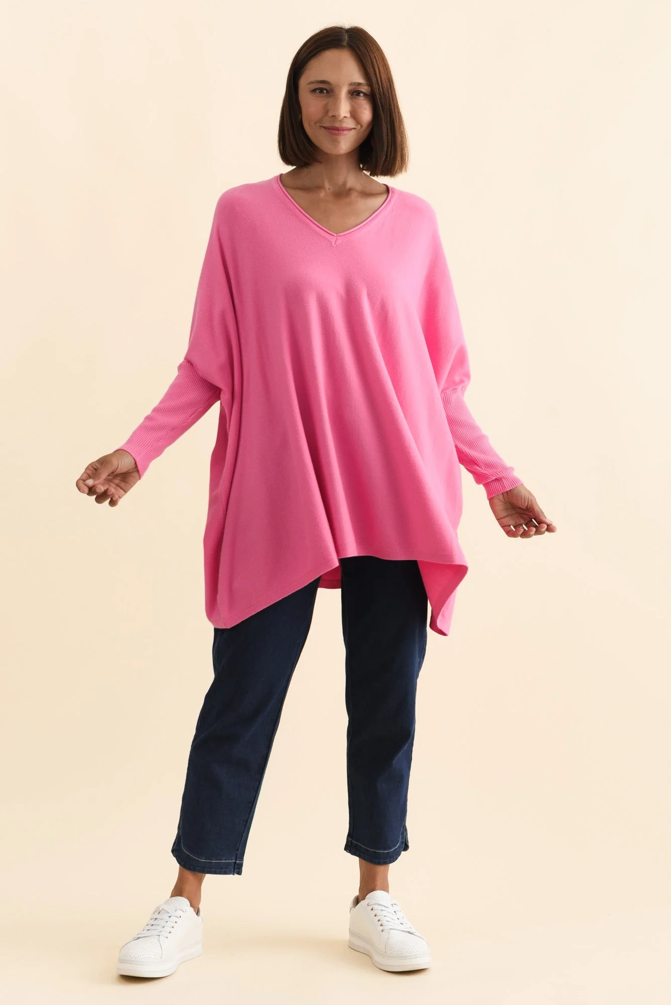 Nastia Hot Pink Wool Blend Jumper - Image 7