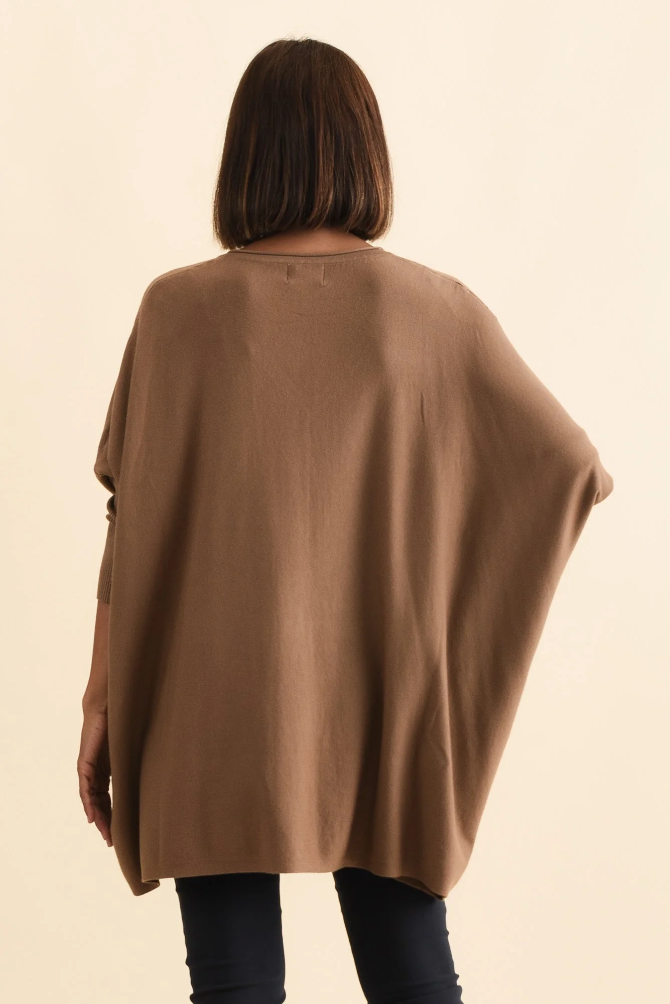 Nastia Mocha Wool Blend Jumper - Image 5