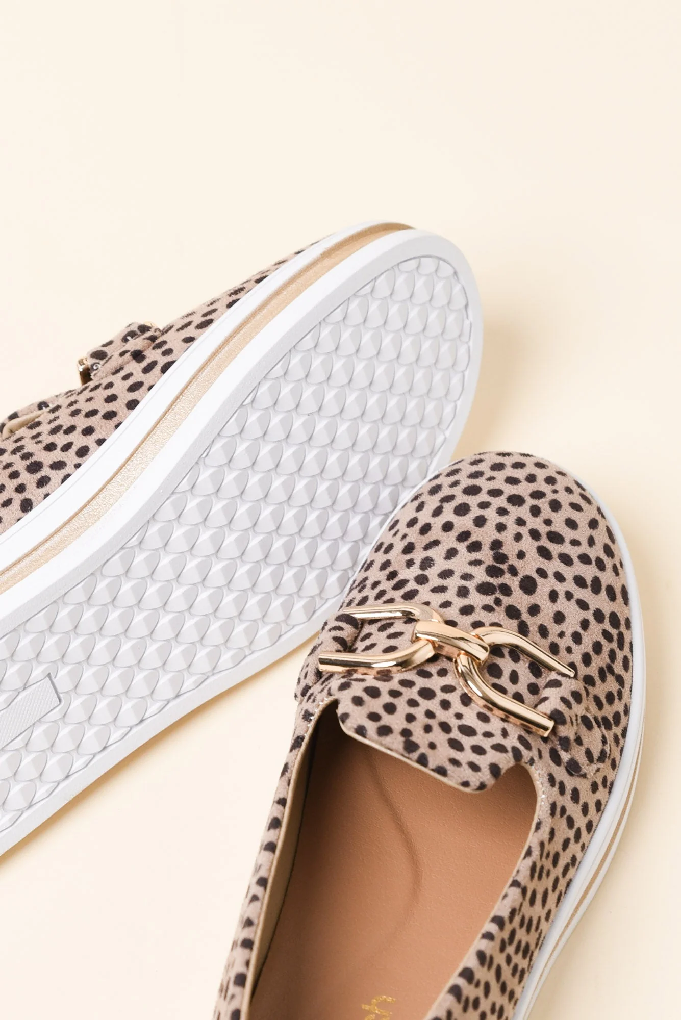 Nature Brown Leopard Platform Loafer - Image 4