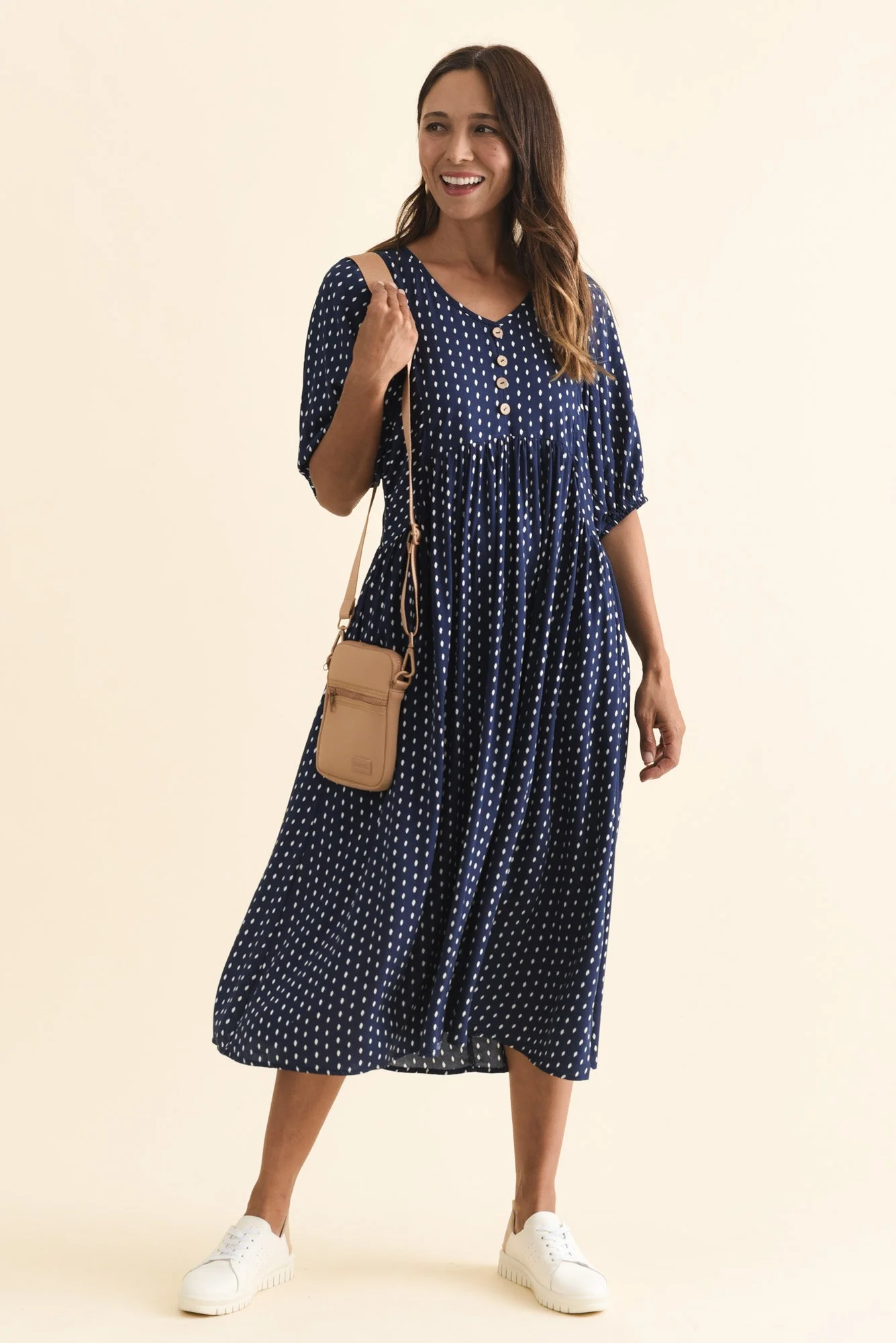 Nolte Navy Dash Pocket Dress - Image 2