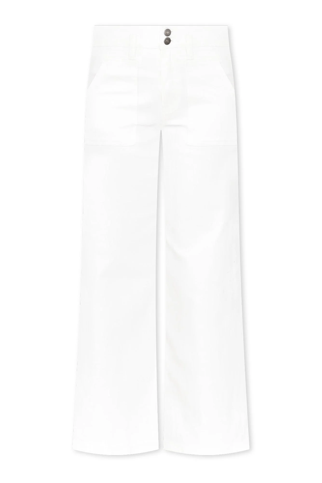 Orwell White Straight Leg Jeans - Image 3