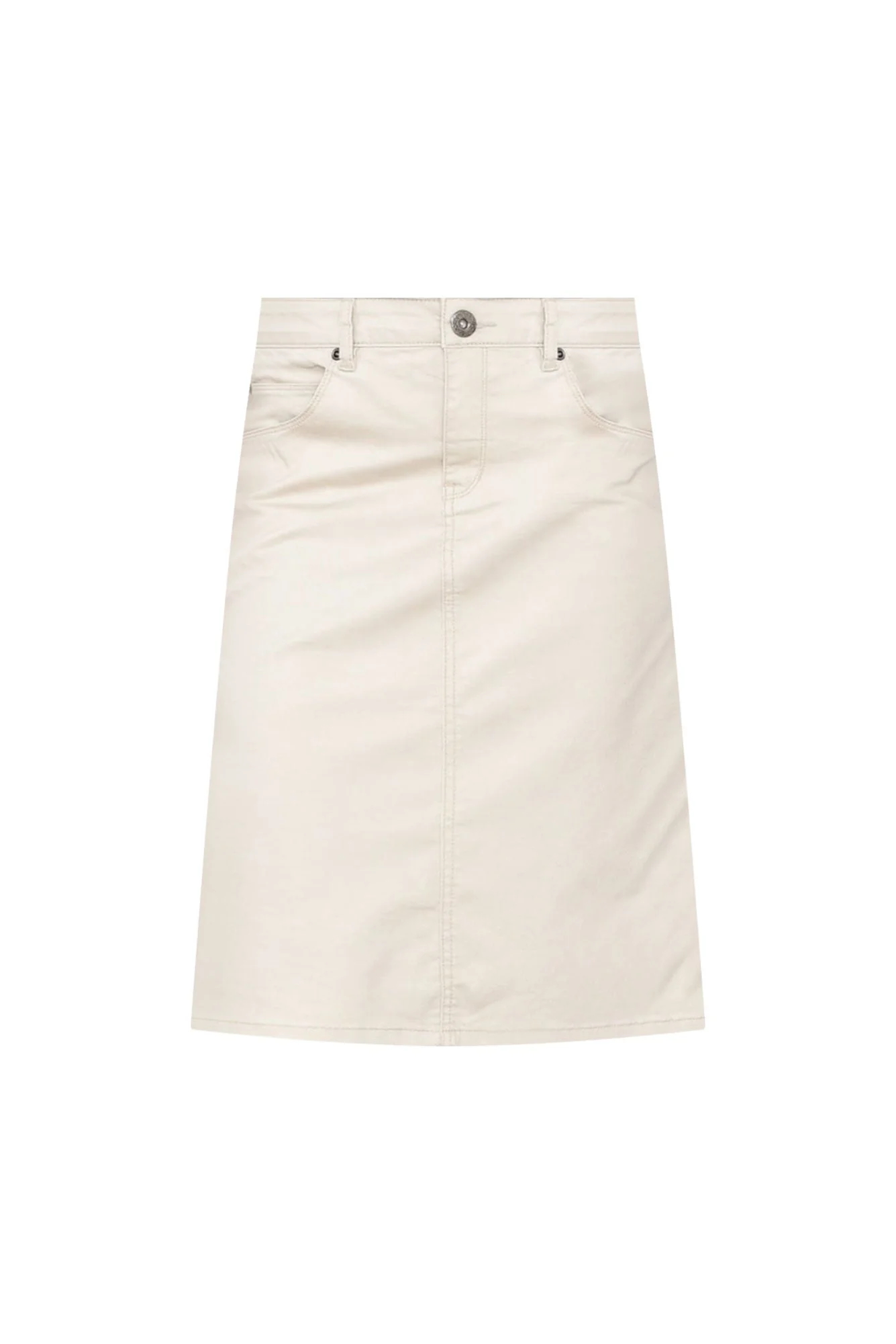 Palin Natural Zip Front Skirt - Image 5