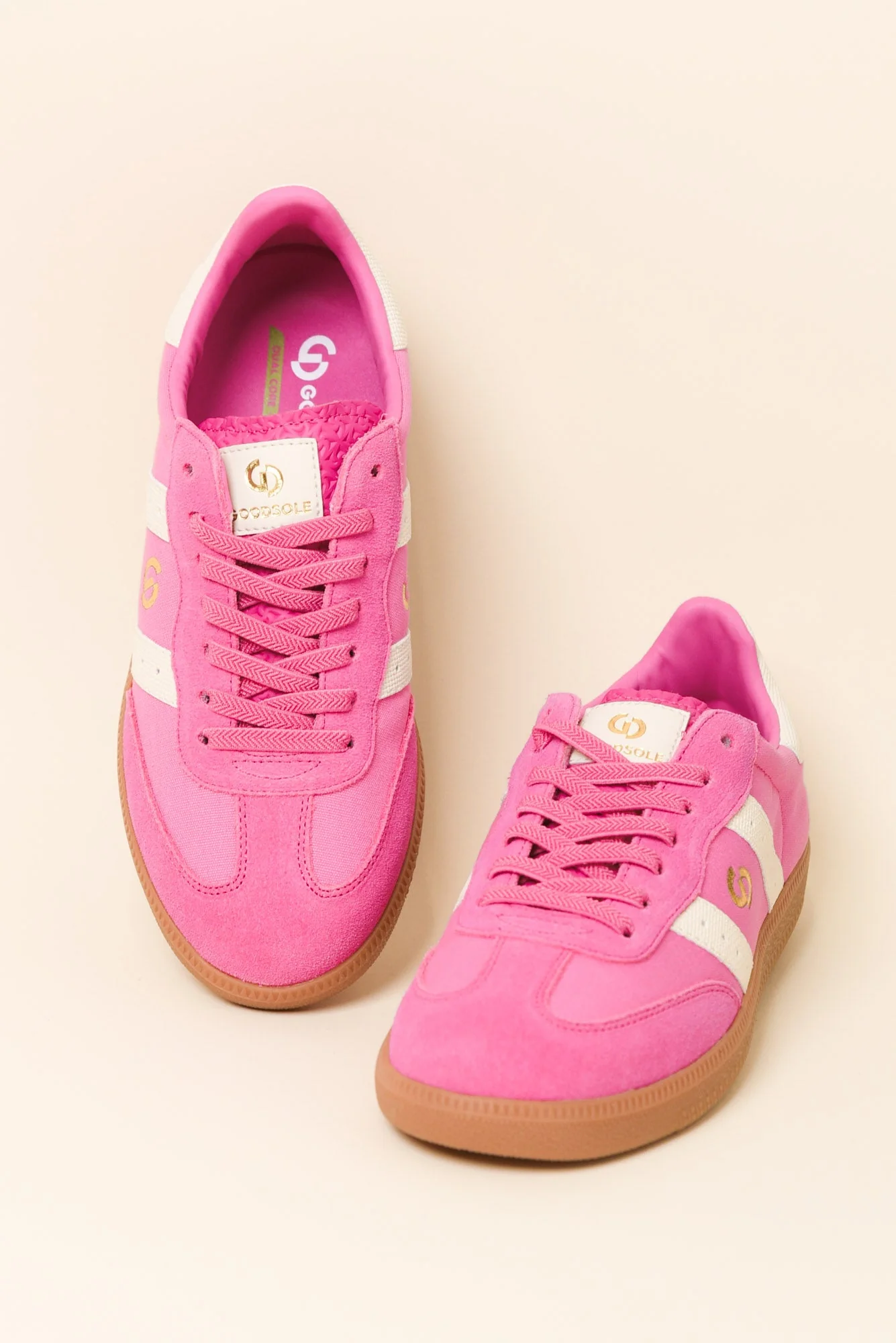Parallel Hot Pink Contrast Canvas Sneaker - Image 2