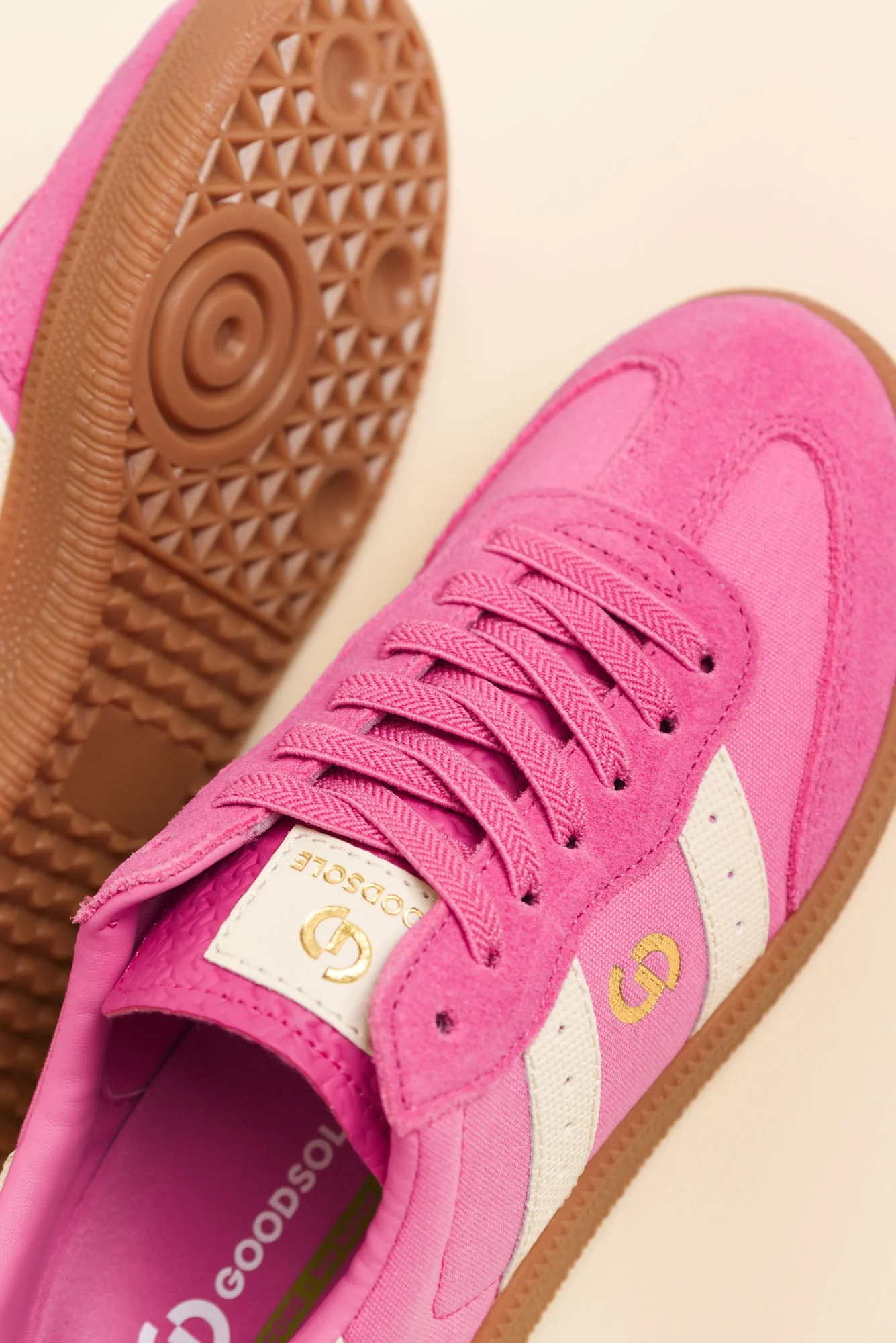 Parallel Hot Pink Contrast Canvas Sneaker - Image 4