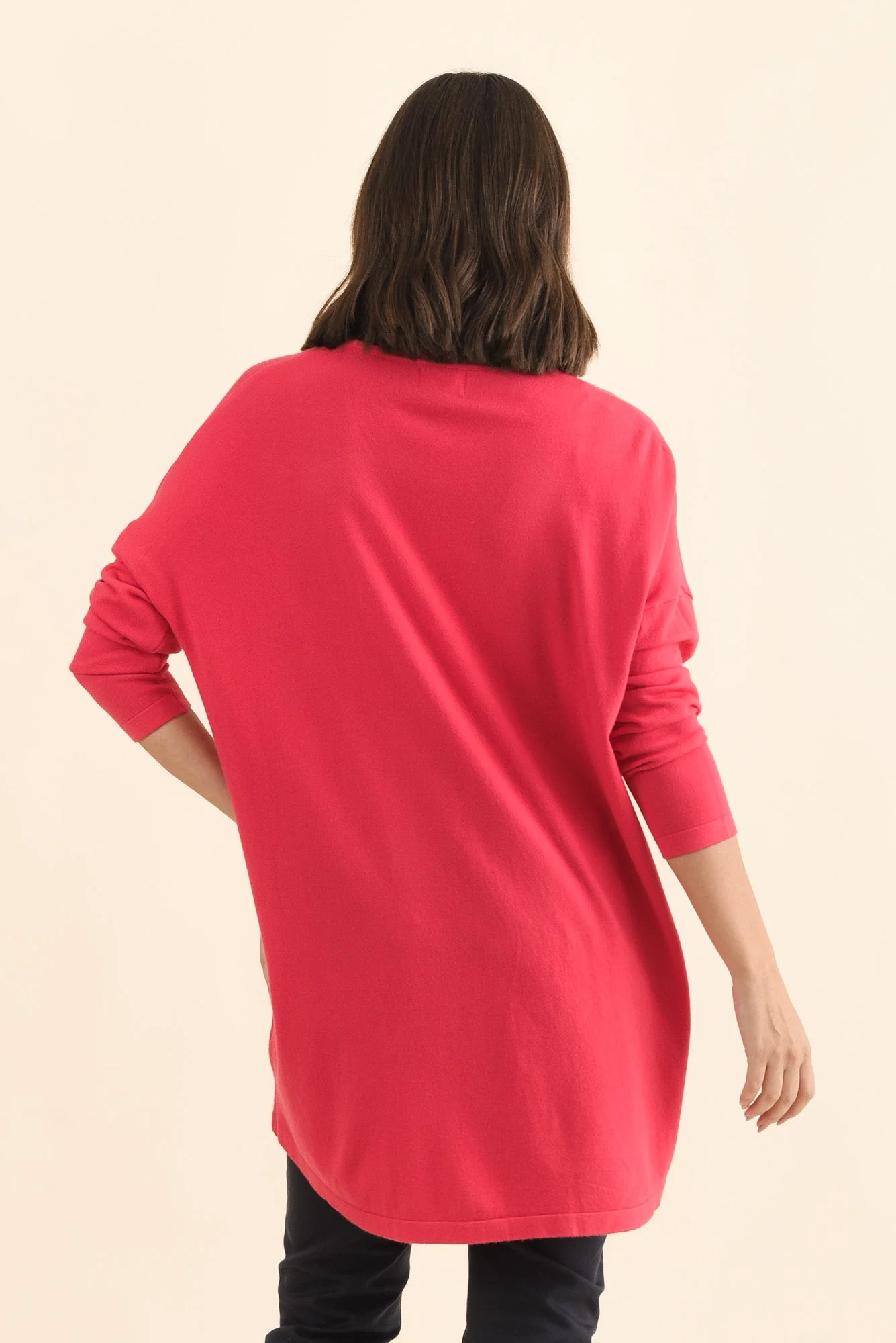 Piper Berry V Neck Knit Jumper - Image 5