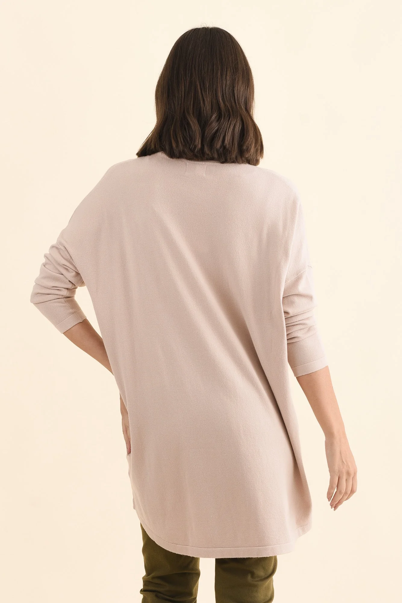 Piper Light Pink V Neck Knit Jumper - Image 4