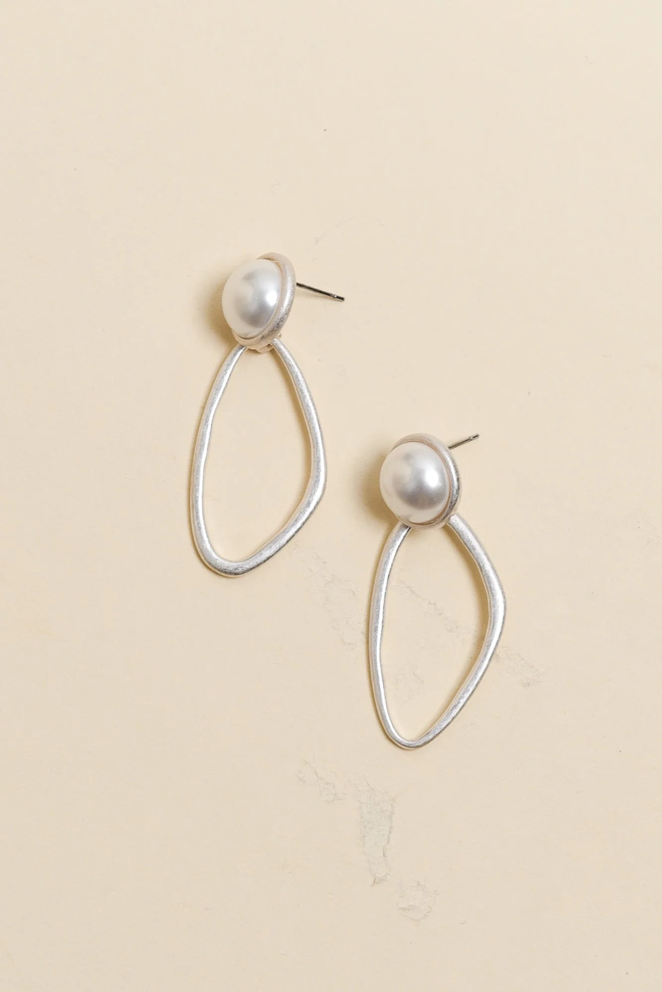 Portia Silver Drop Earrings