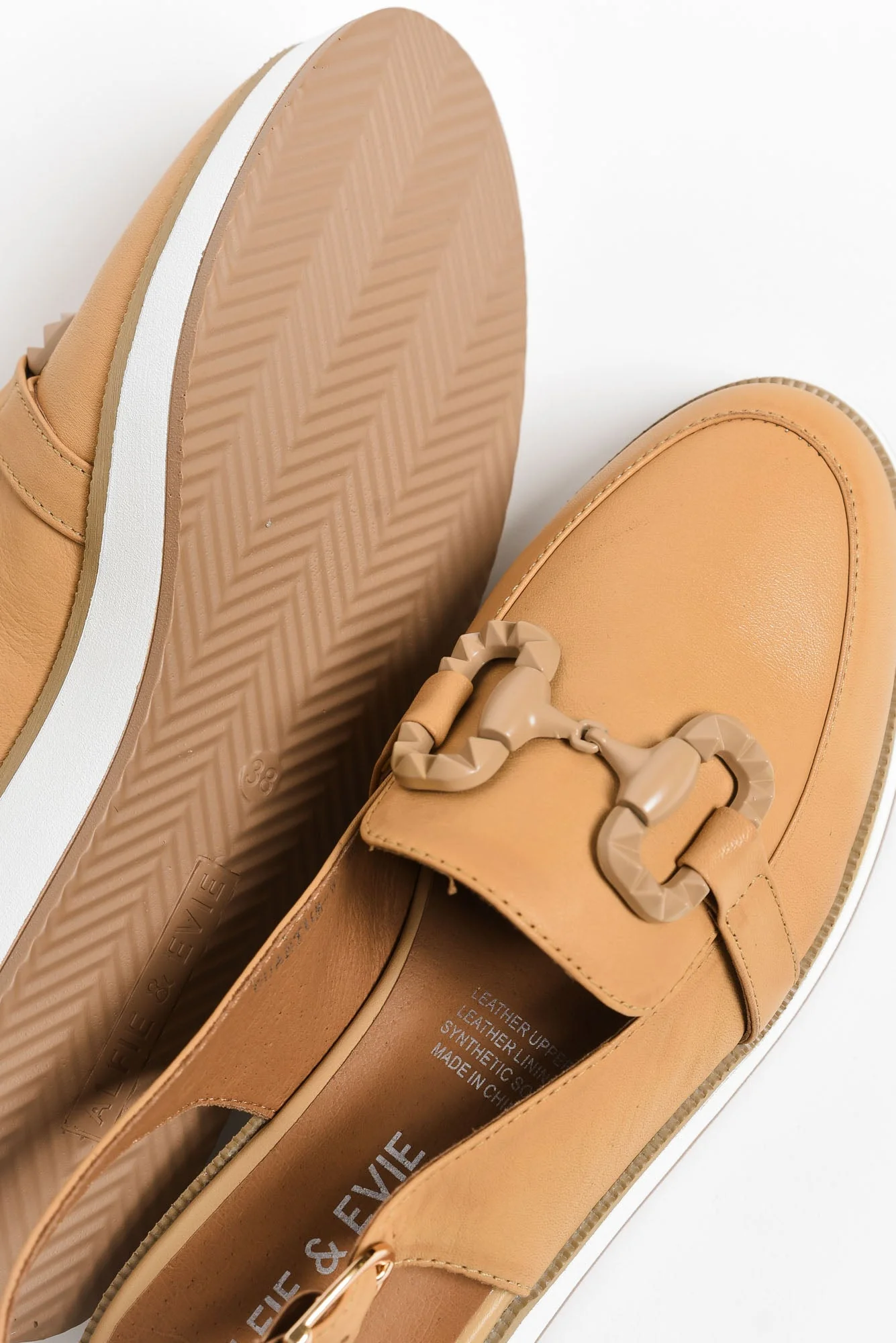 Quantum Camel Leather Slingback Loafer - Image 4