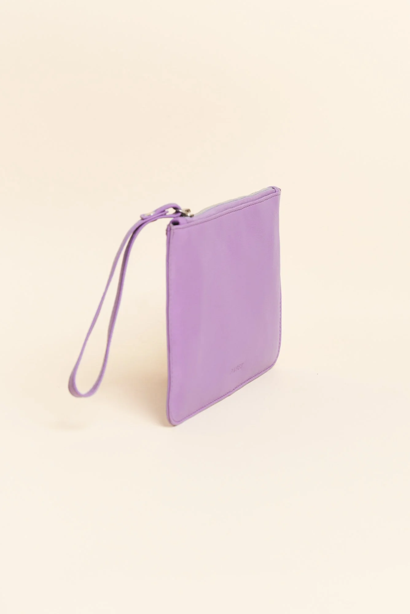 Queens Lilac Leather Clutch - Image 2