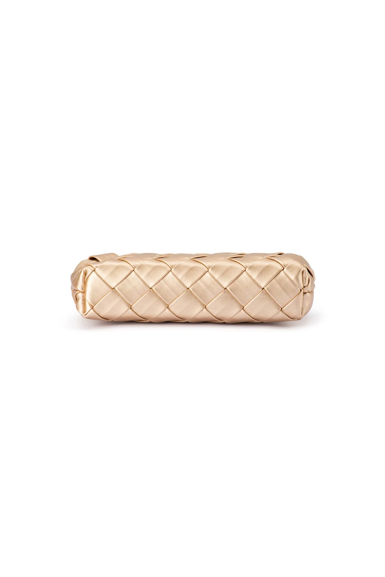 Quinn Gold Woven Clutch - Image 6