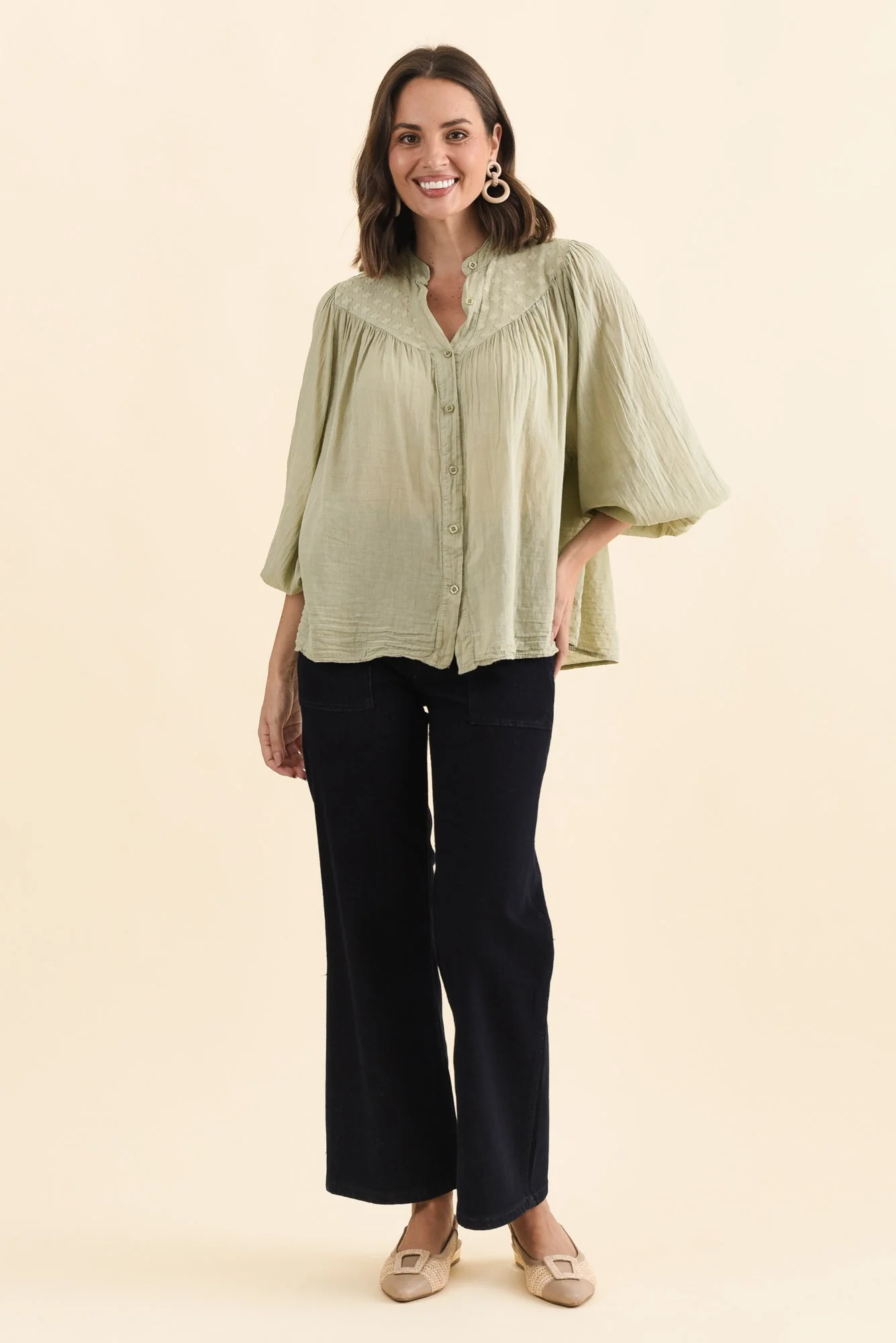 Randy Sage Cotton Blouse - Image 2