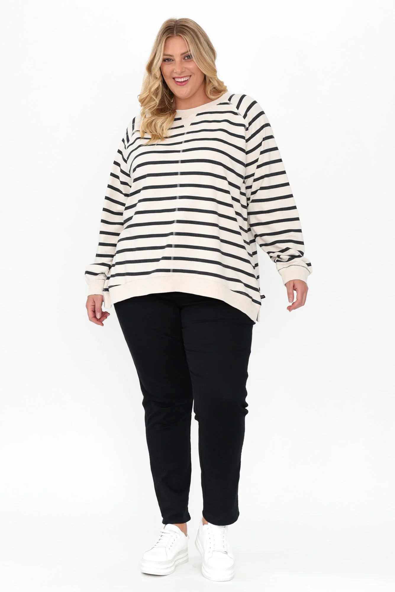 Reed Black Stretch Cotton Pants - Image 10