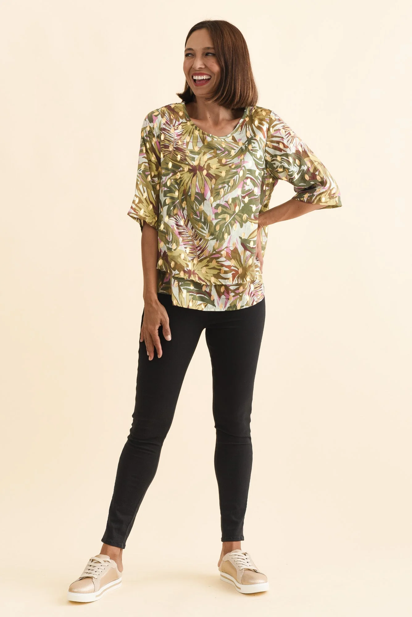 Reed Black Stretch Cotton Pants - Image 3