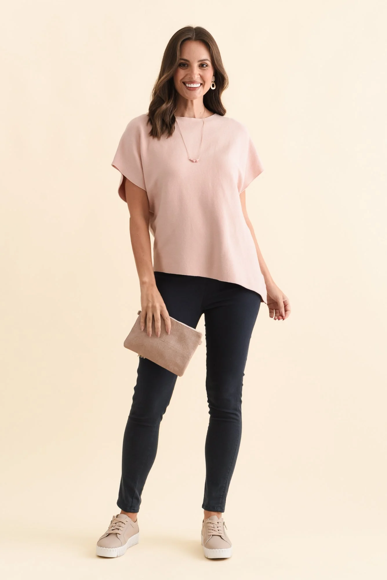 Reed Navy Stretch Cotton Pants - Image 3