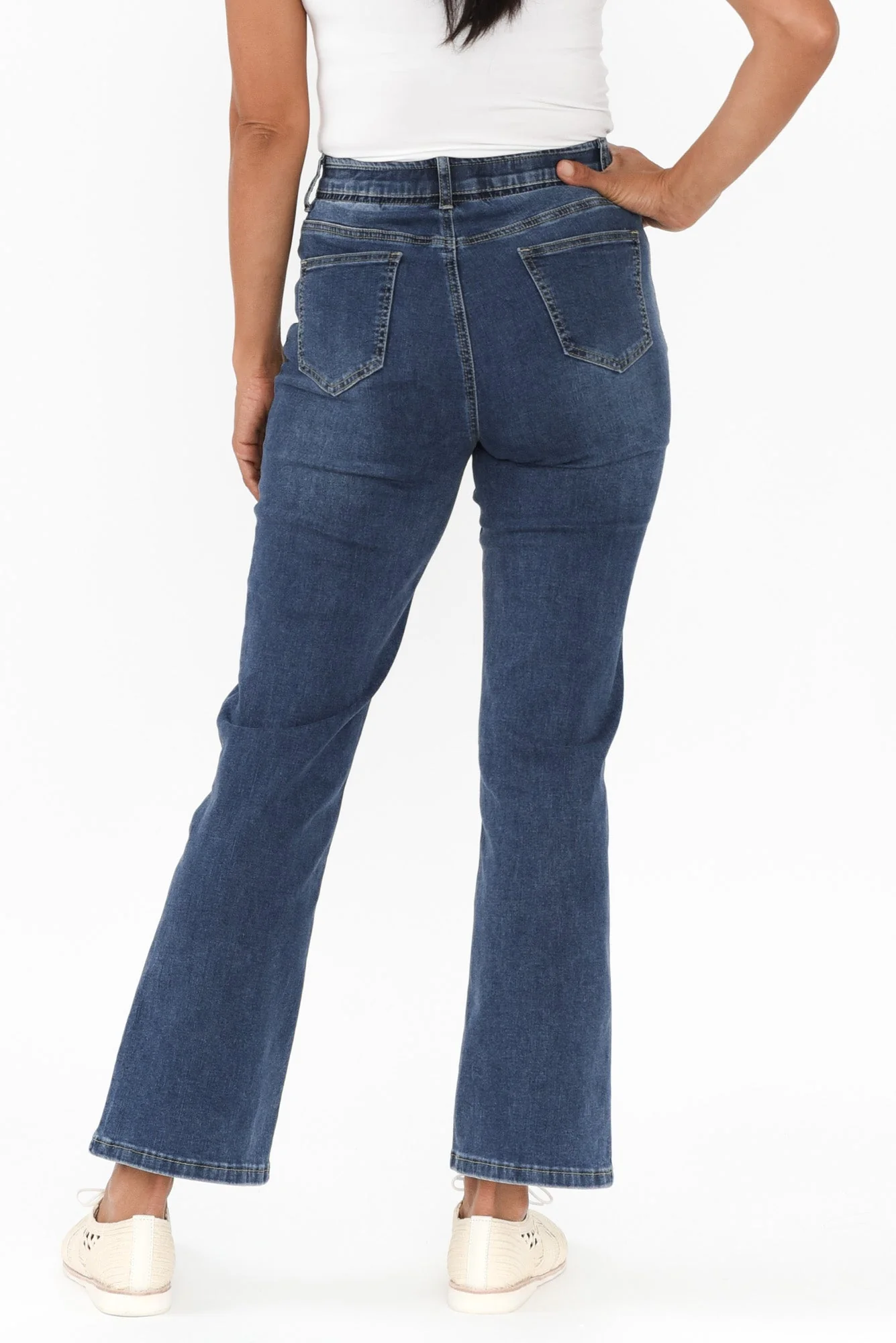 Republic Blue Wide Leg Jeans - Image 6