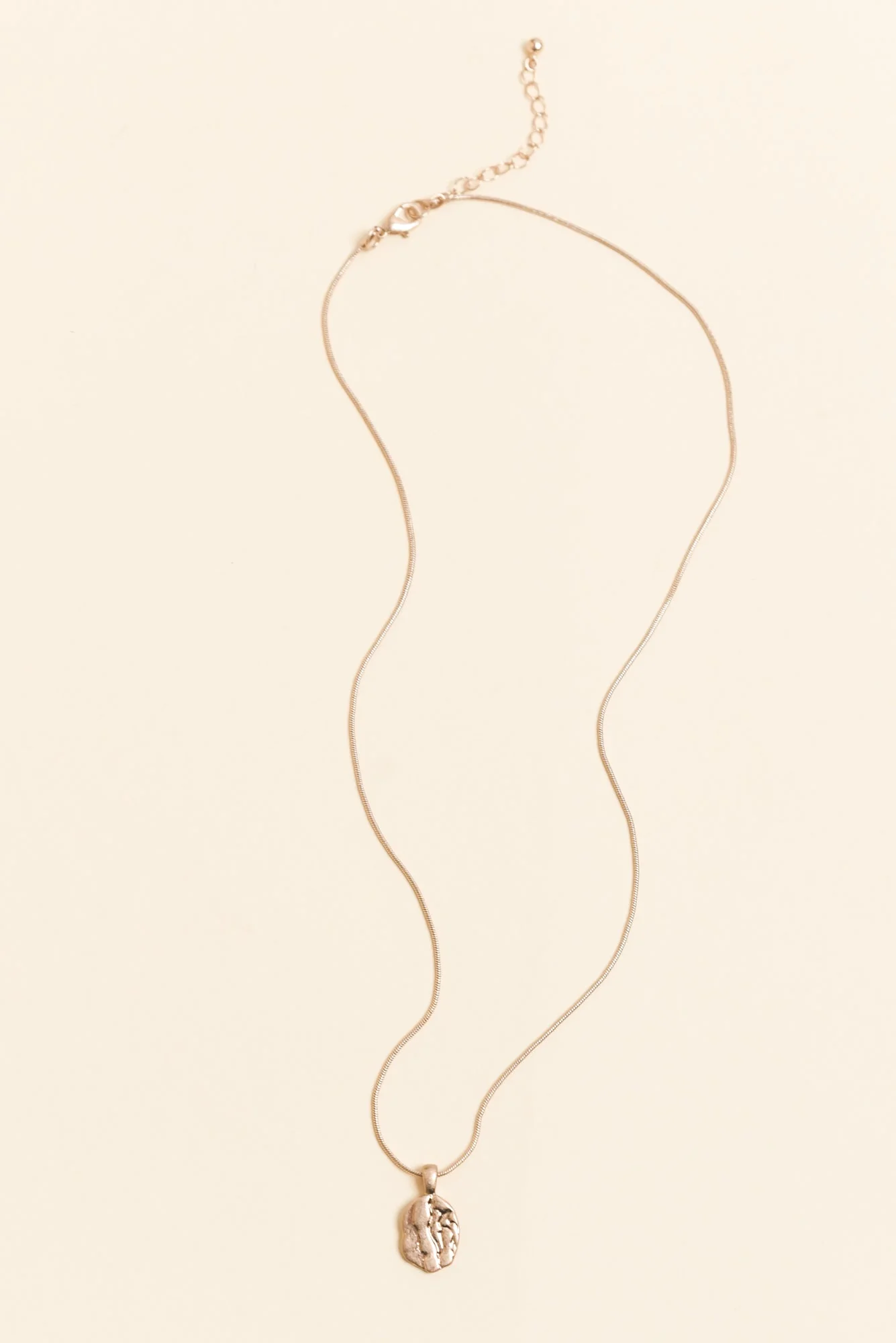 Rhonda Gold Pendant Necklace
