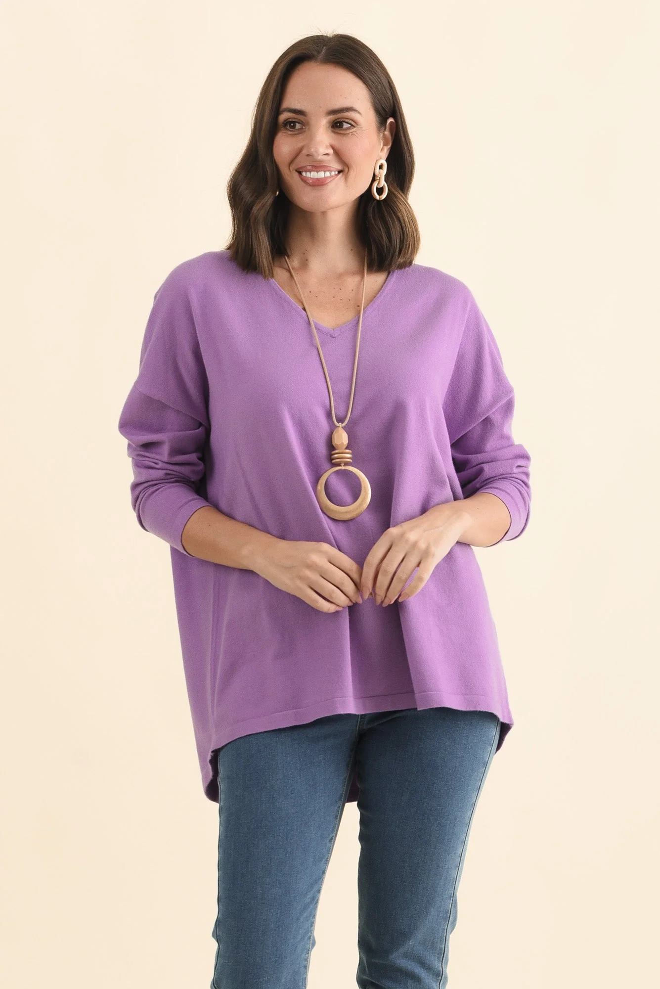Ronnie Lilac Knit Jumper