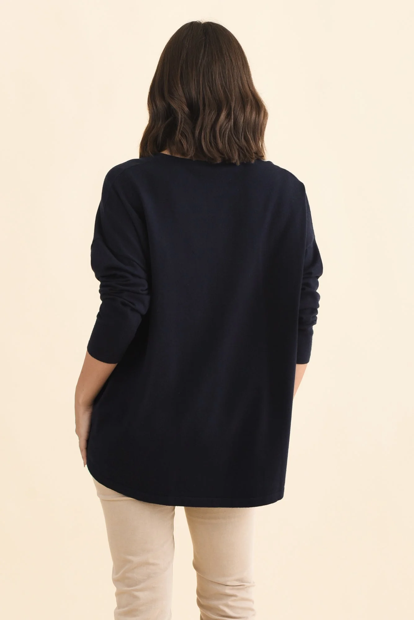 Ronnie Navy Knit Jumper - Image 4