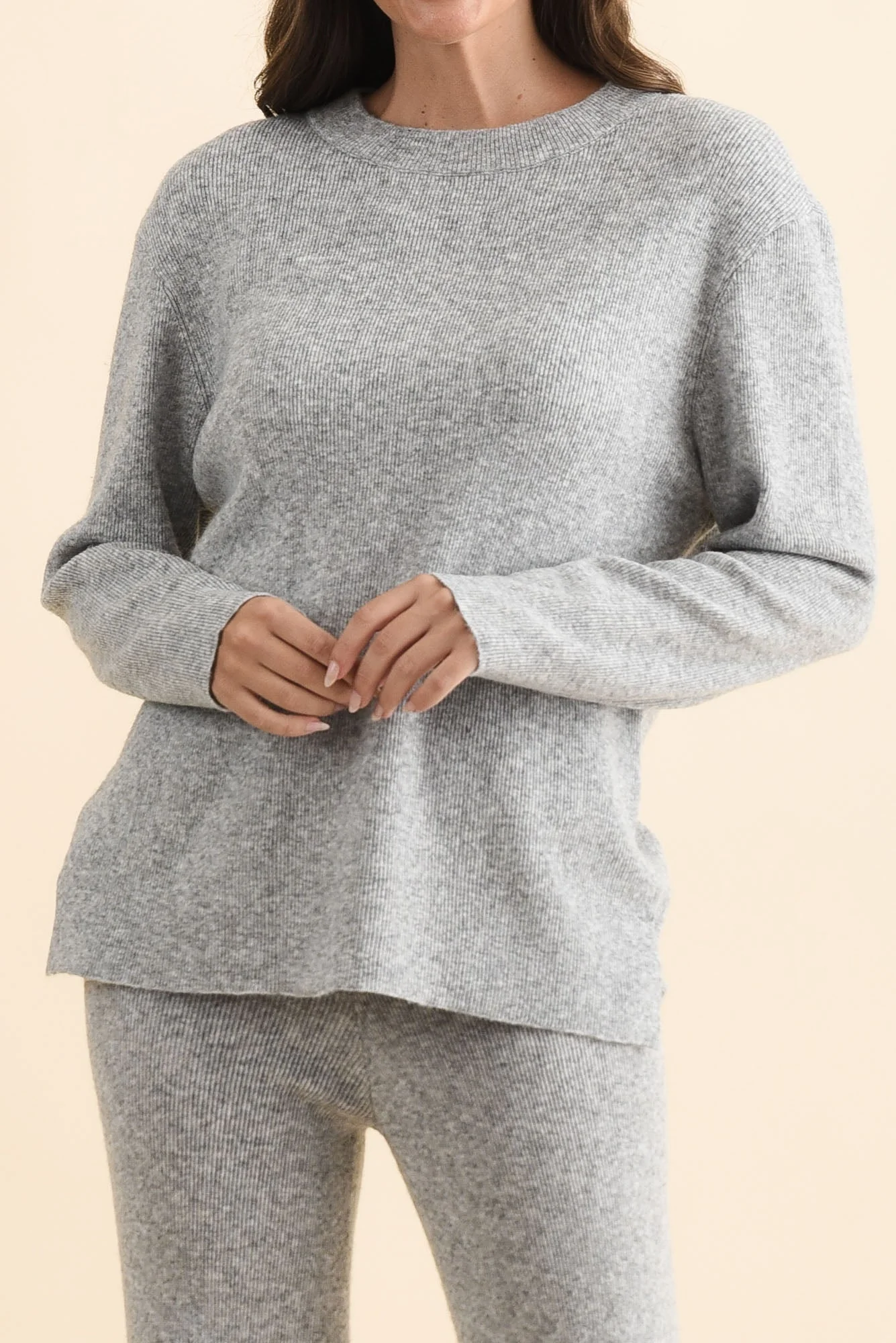 Ruby Grey Knit Jumper - Image 5