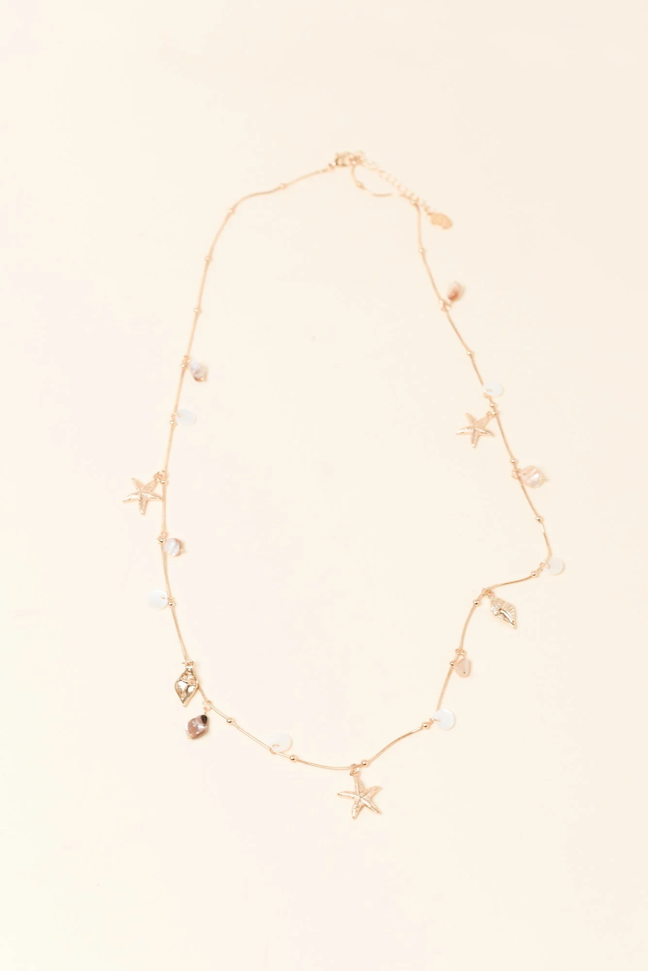 Scala Gold Shell Charm Necklace