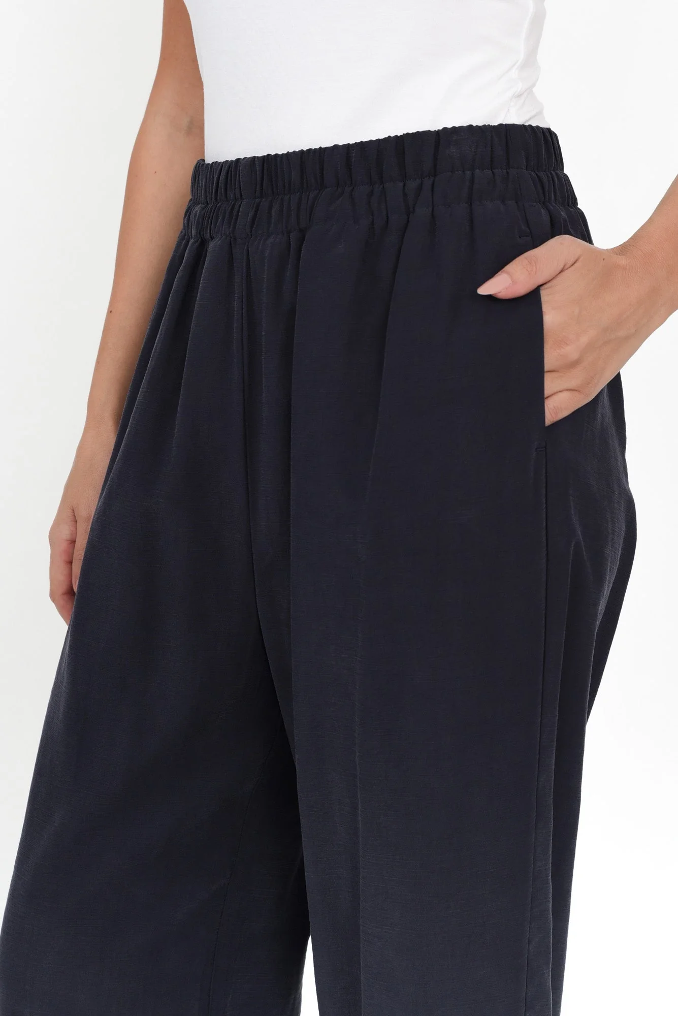 Seria Navy Cuff Pants - Image 6
