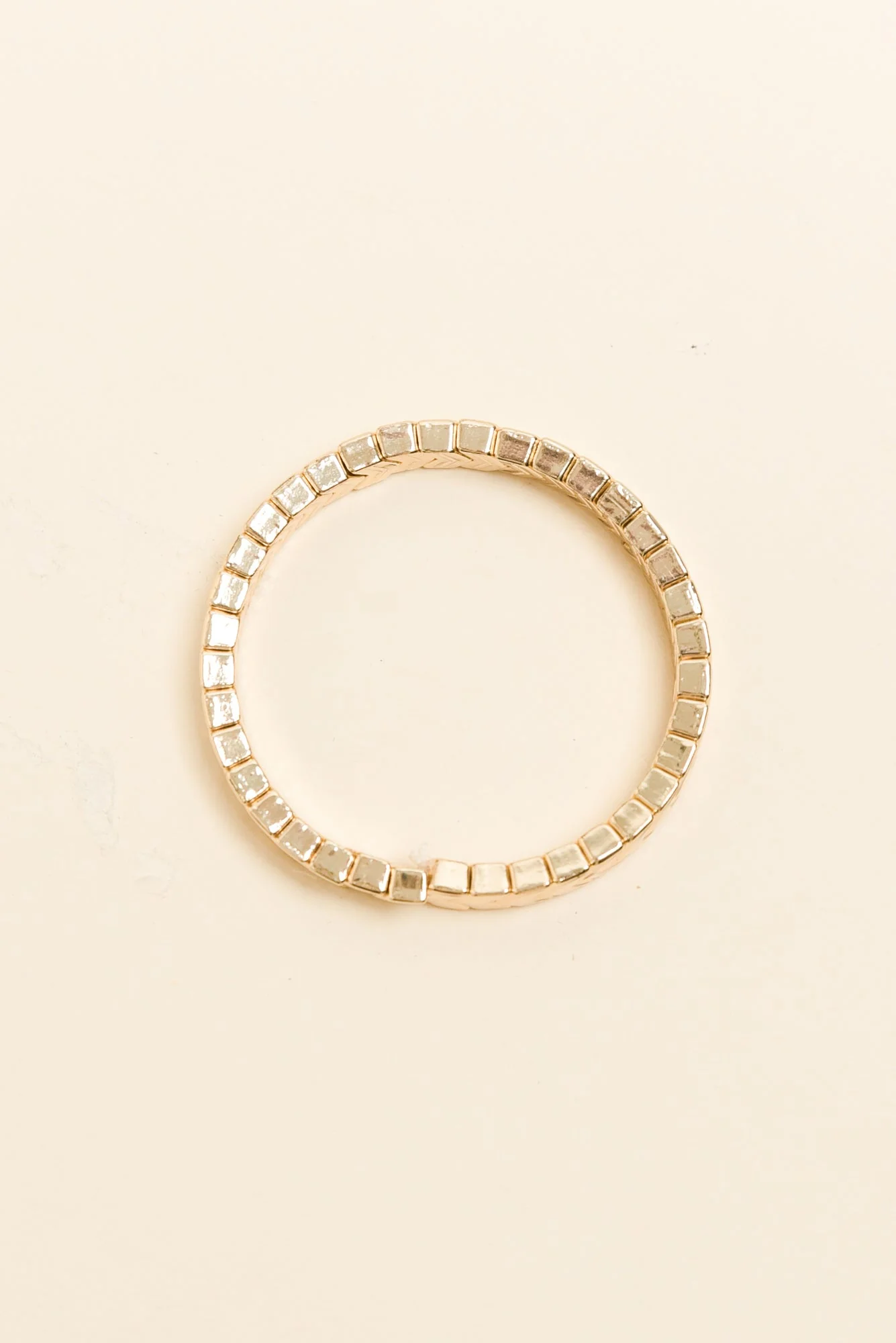 Shania Gold Beaded Bracelet - Image 2