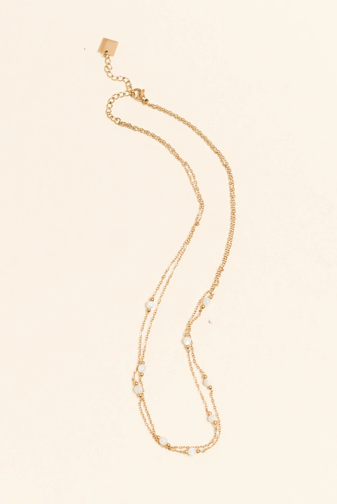 Shira Gold Plated Layered Necklace
