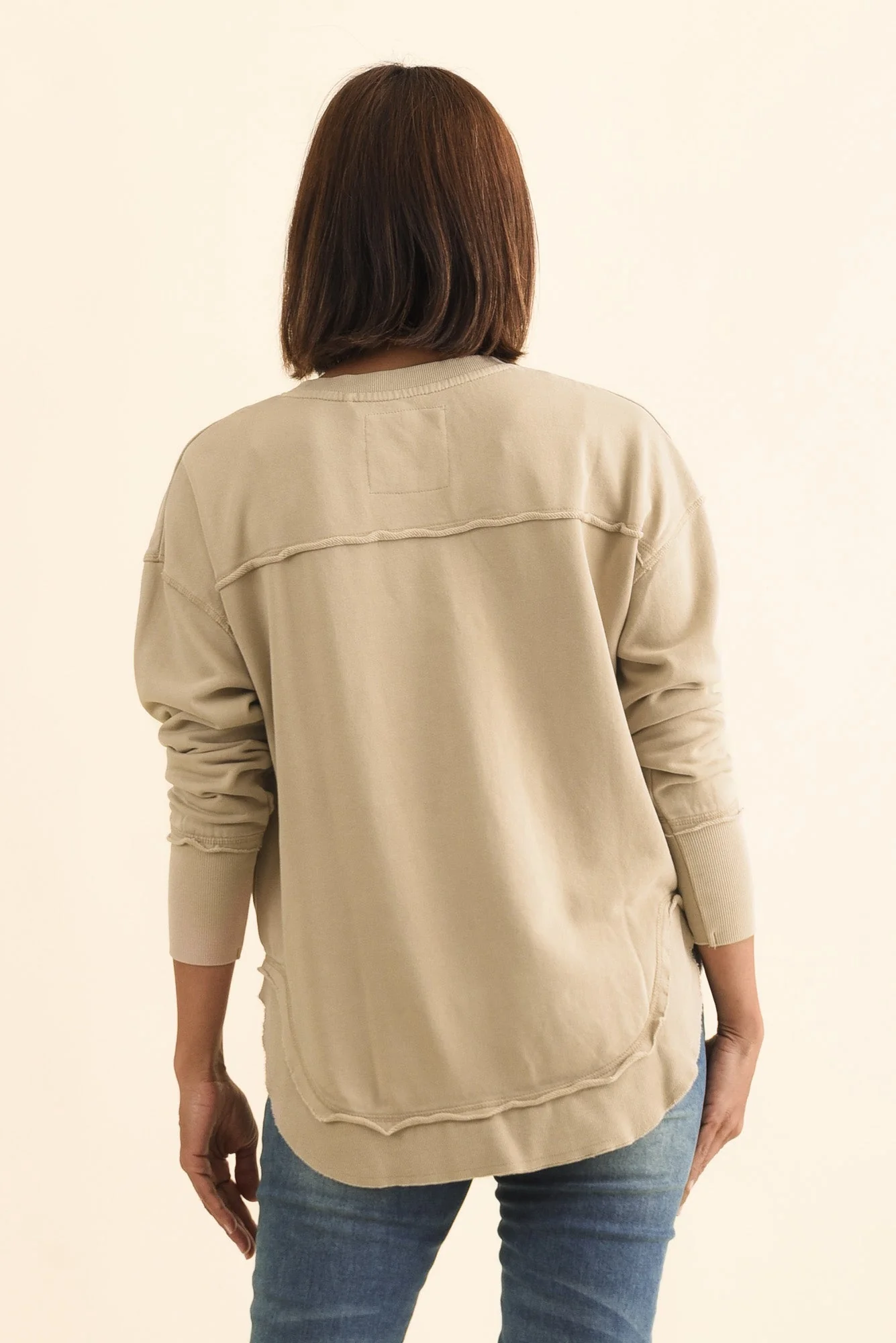 Simplified Oat Crewneck Sweatshirt - Image 5
