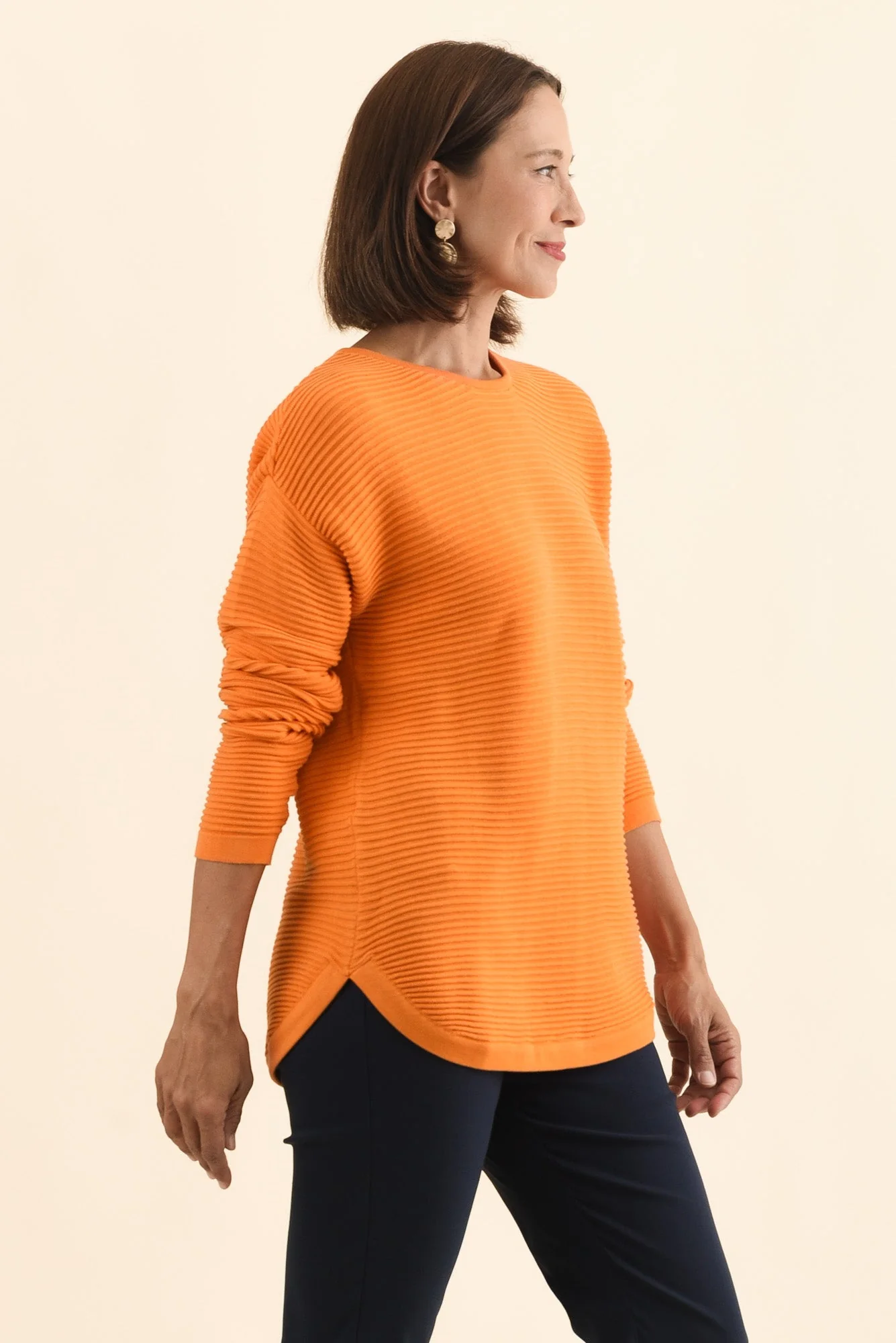 Somer Orange Organic Cotton Knit Jumper - Image 3