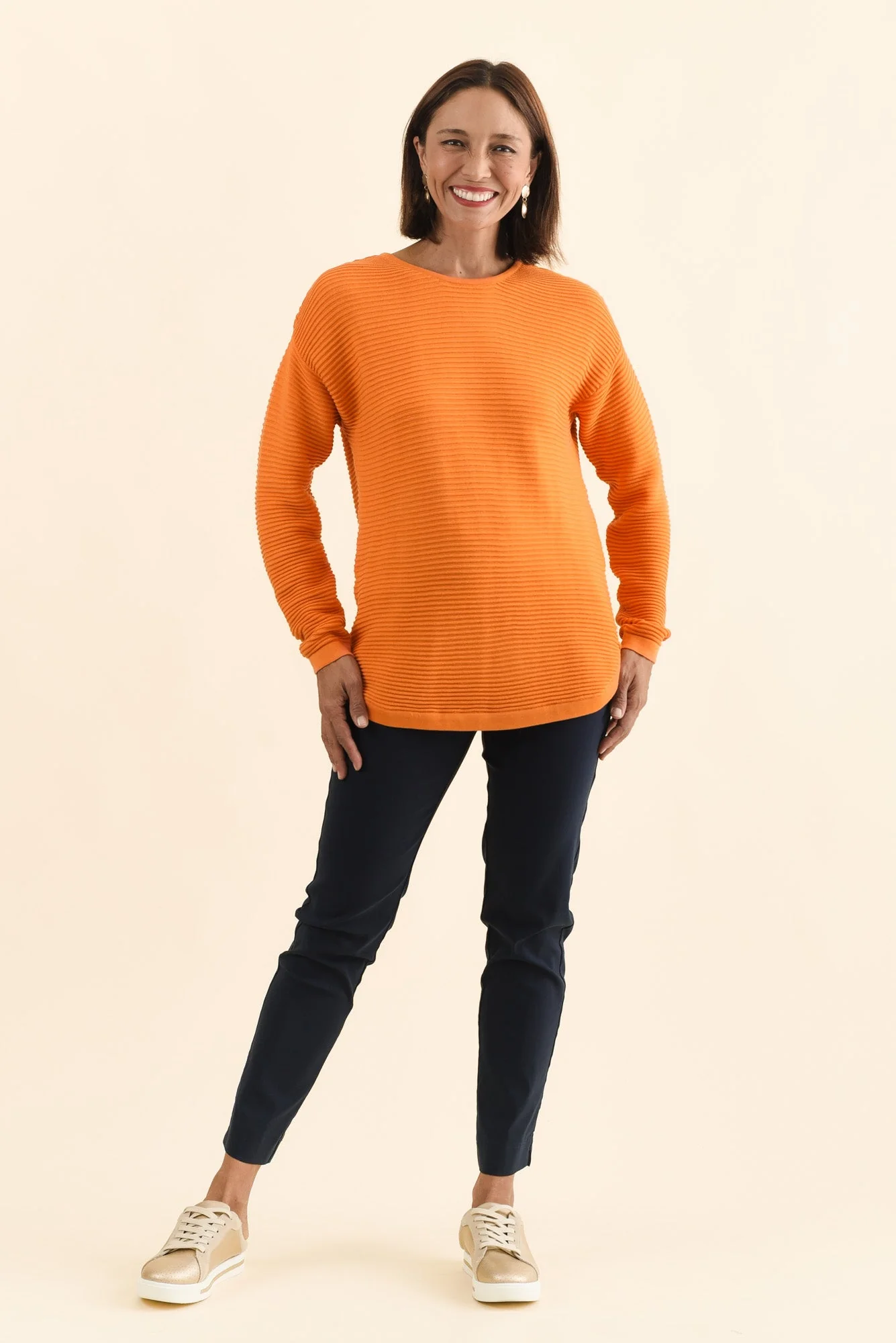 Somer Orange Organic Cotton Knit Jumper - Image 6