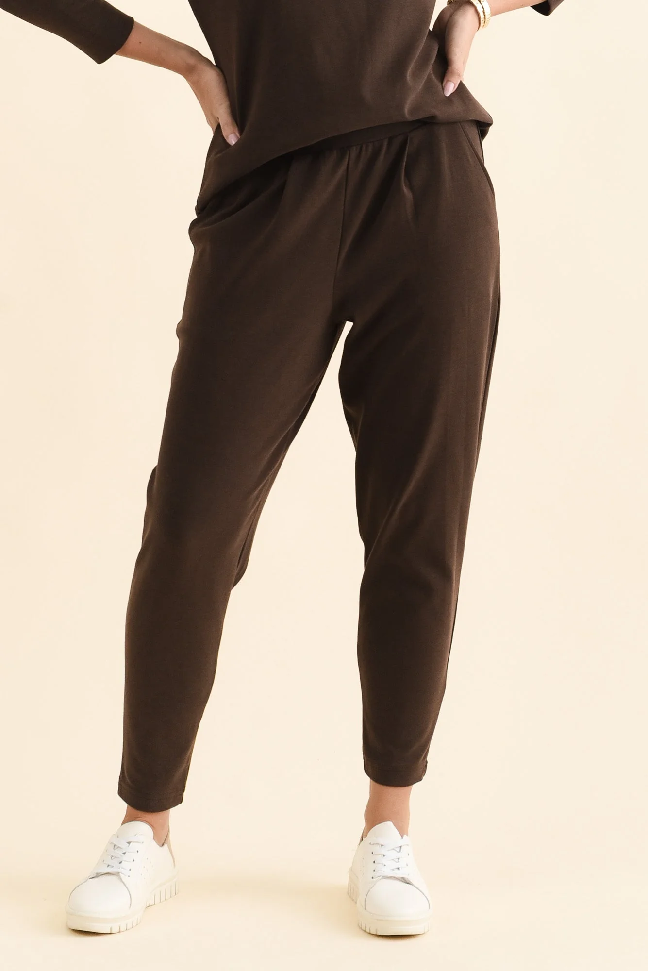 SuedeLuxe Chocolate Pocket Pants