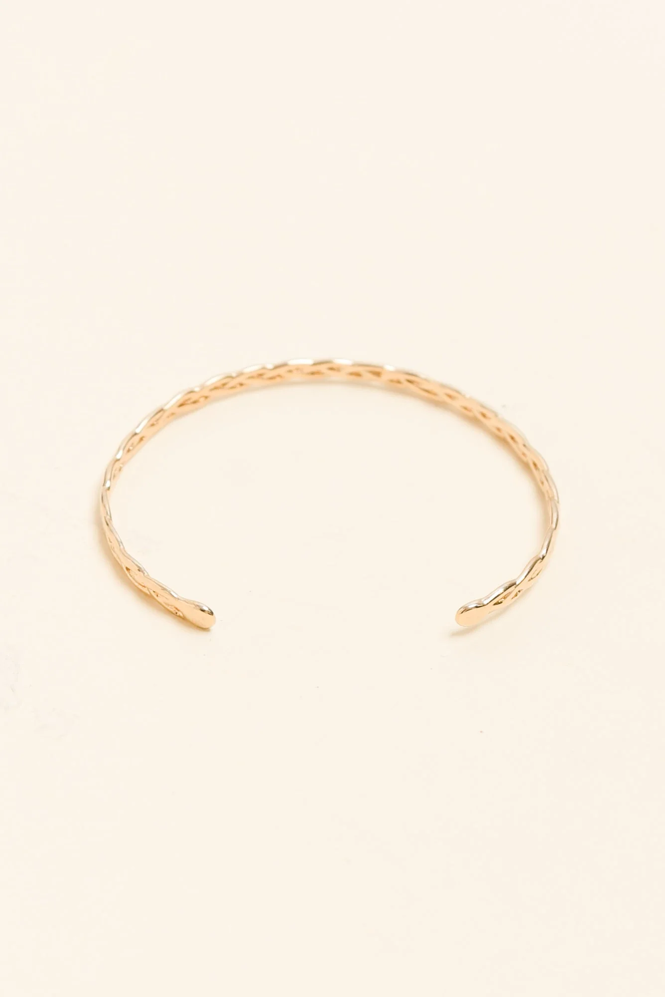 Sylvie Gold Woven Cuff
