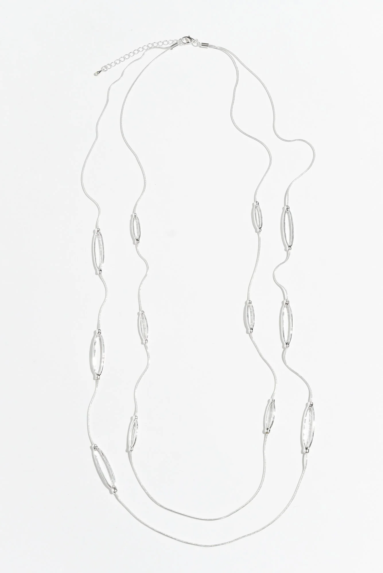 Taji Silver Layered Necklace