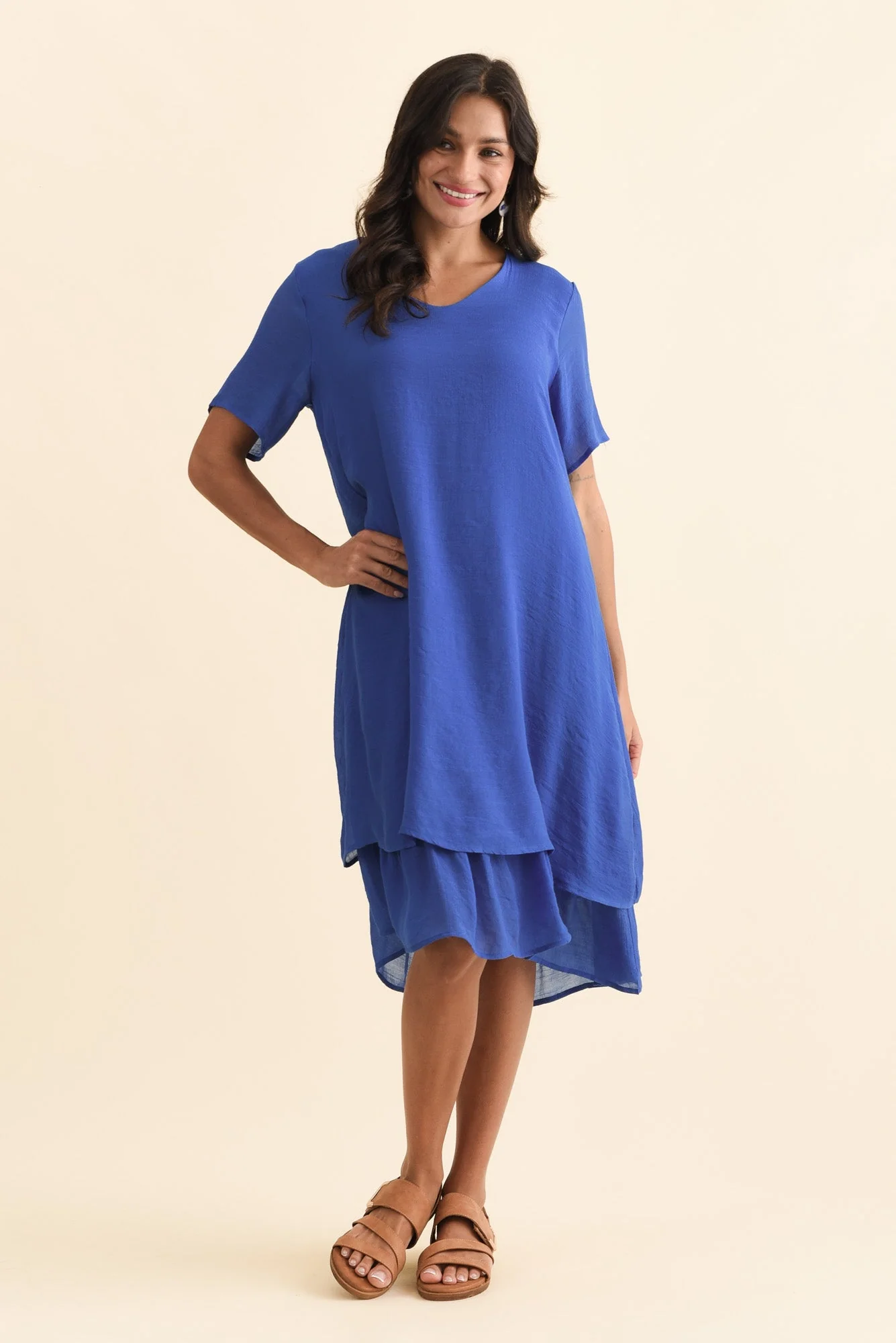 Talon Cobalt Layers Dress