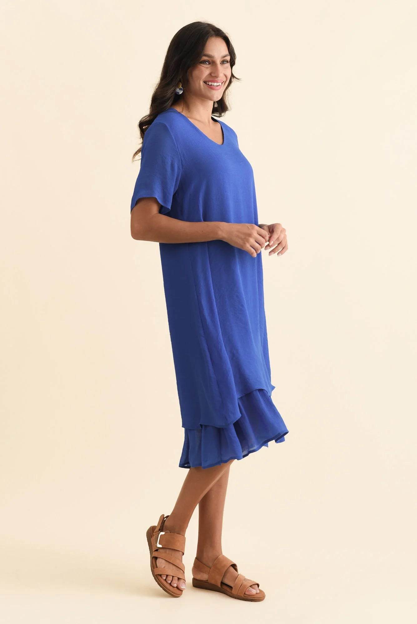 Talon Cobalt Layers Dress - Image 3