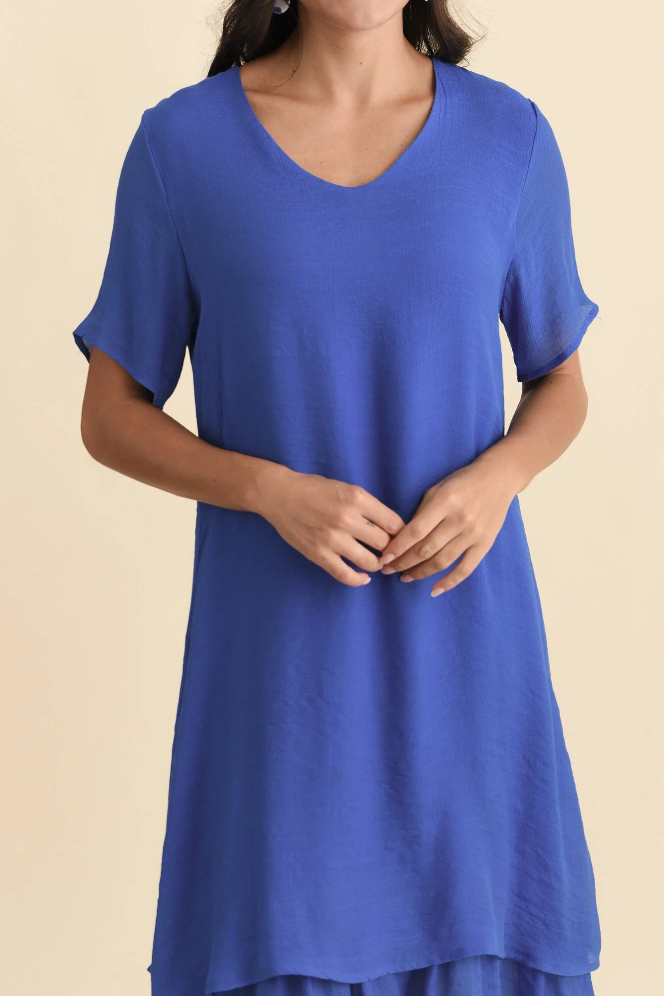 Talon Cobalt Layers Dress - Image 5