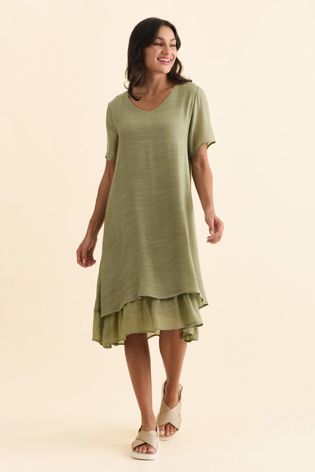 Talon Sage Layers Dress - Image 2
