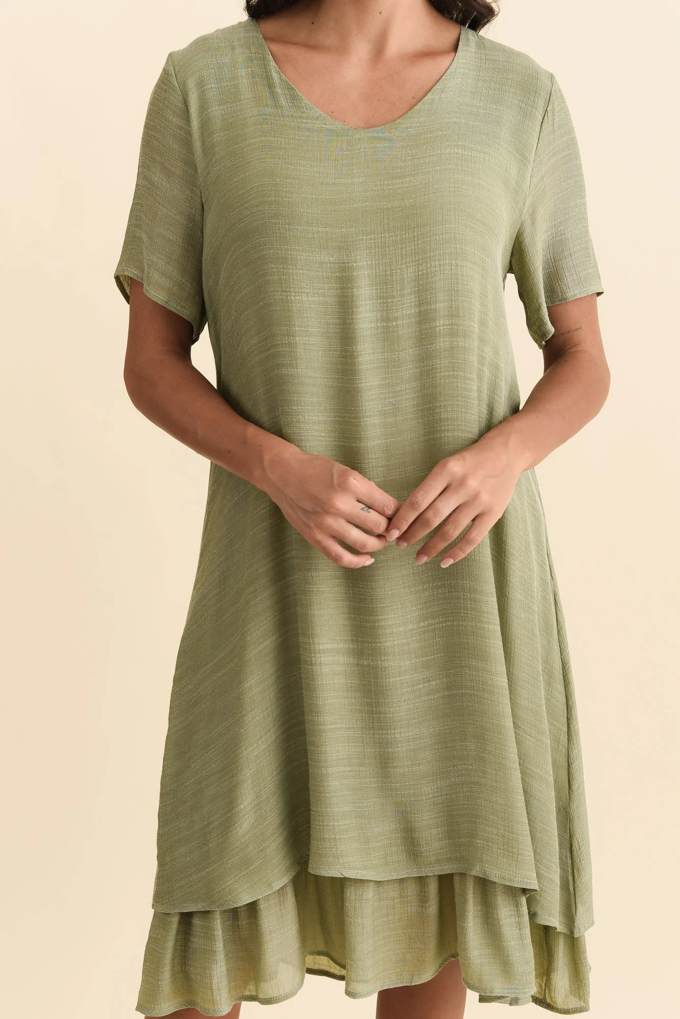 Talon Sage Layers Dress - Image 5