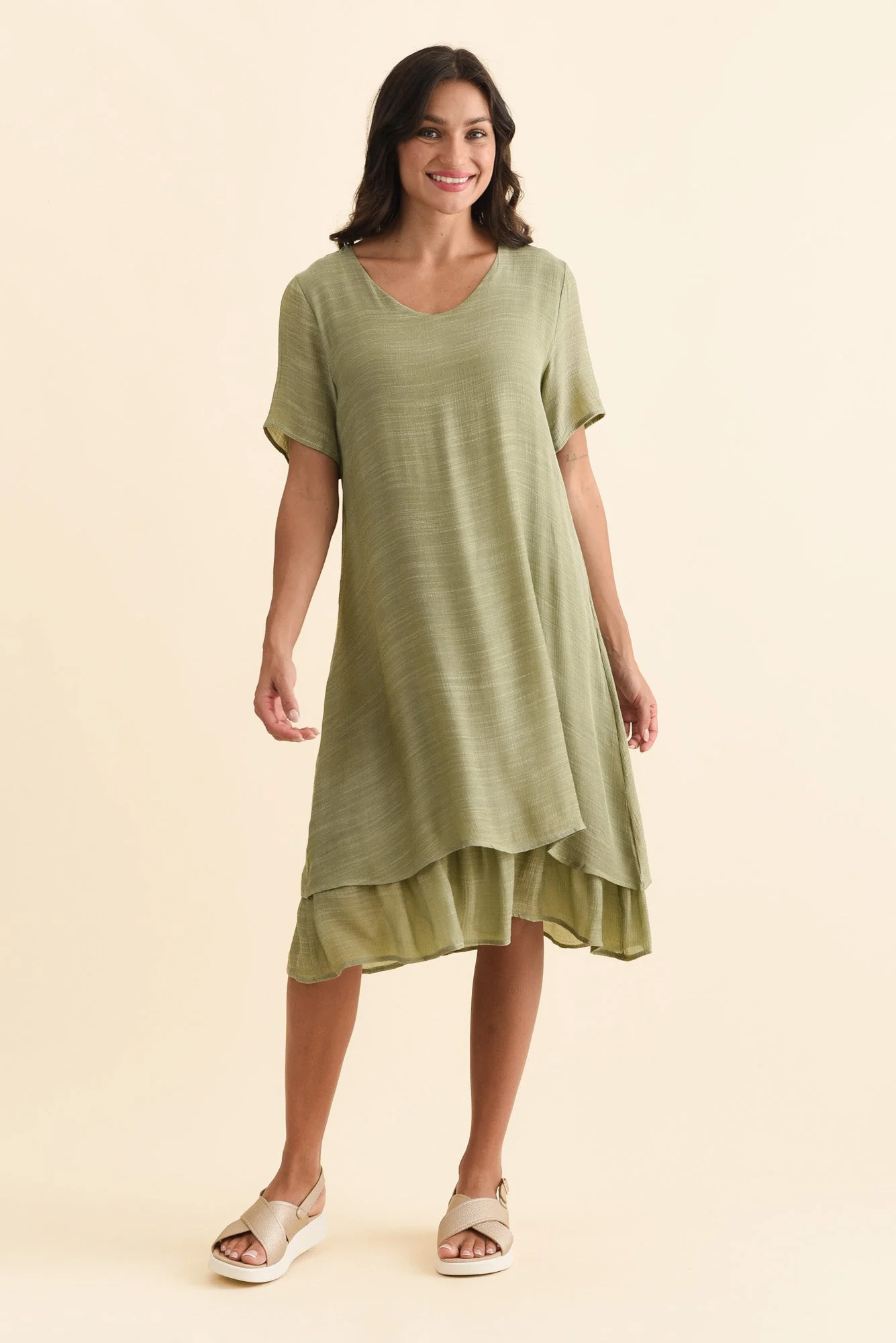 Talon Sage Layers Dress - Image 6