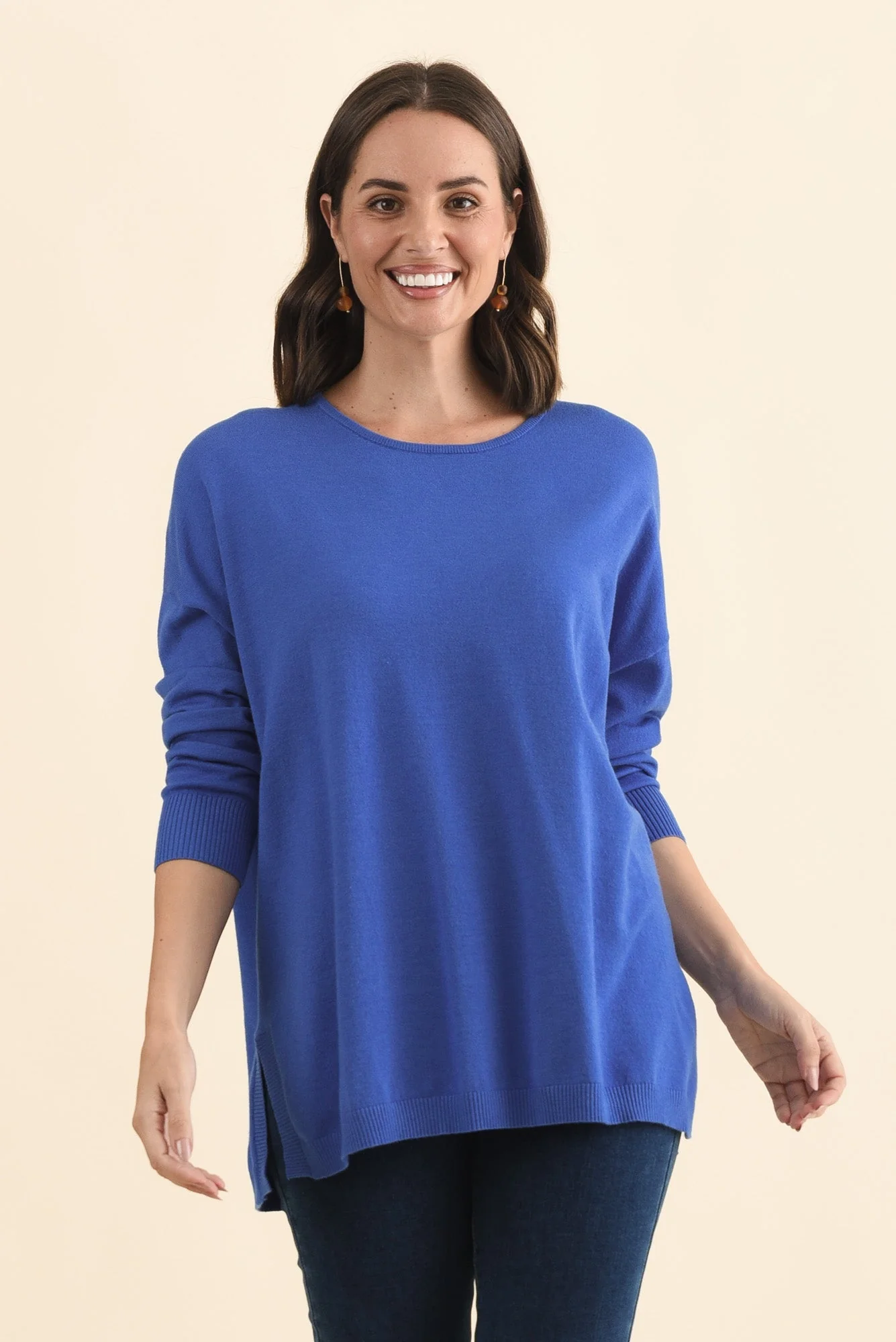 Tanner Cobalt Knit Jumper