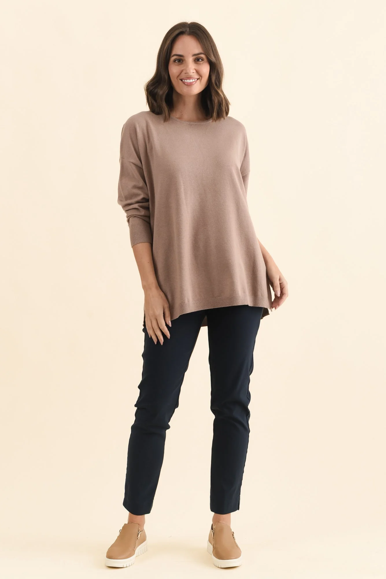 Tanner Mocha Knit Jumper - Image 7