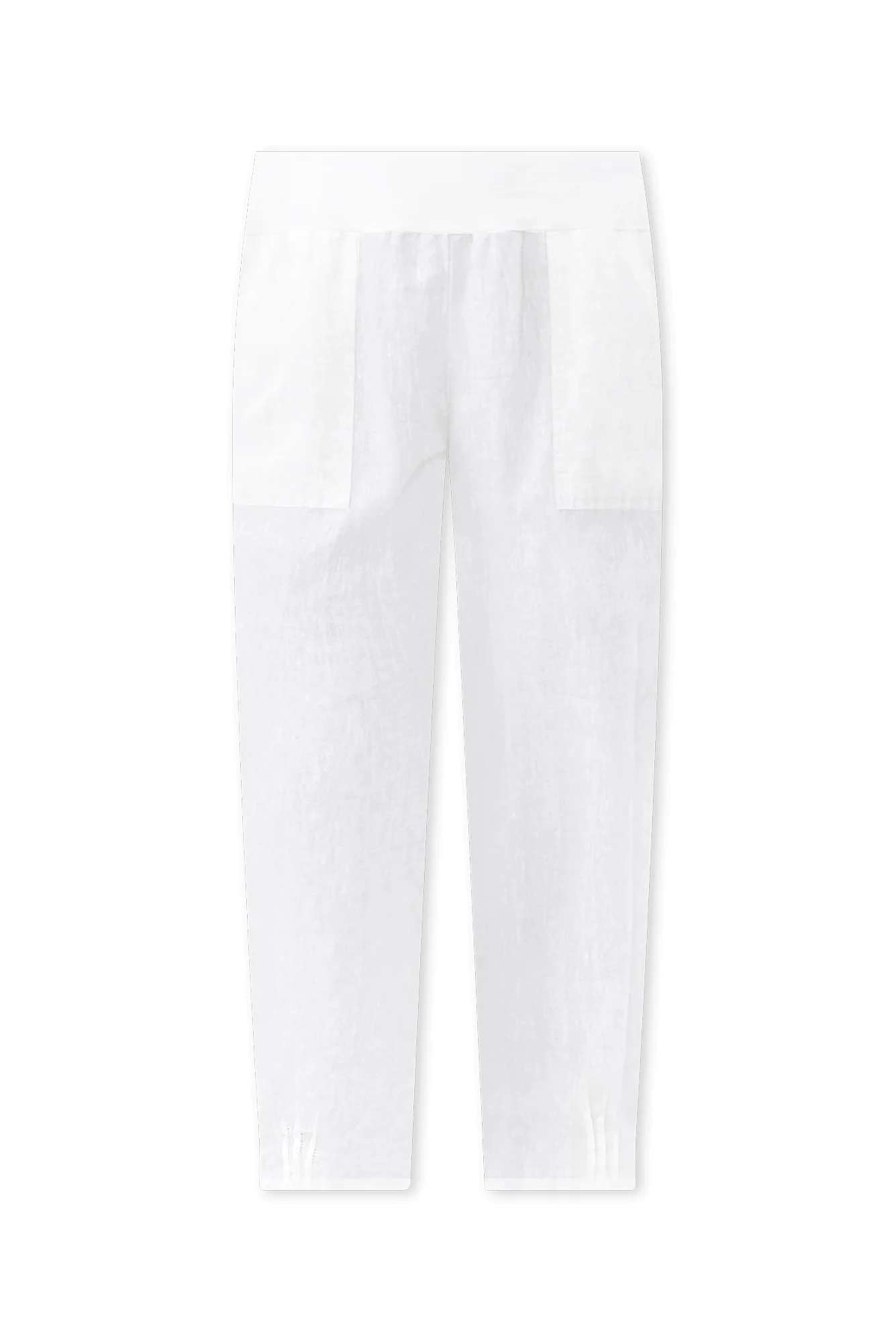 Tatum White Linen Pants - Image 7