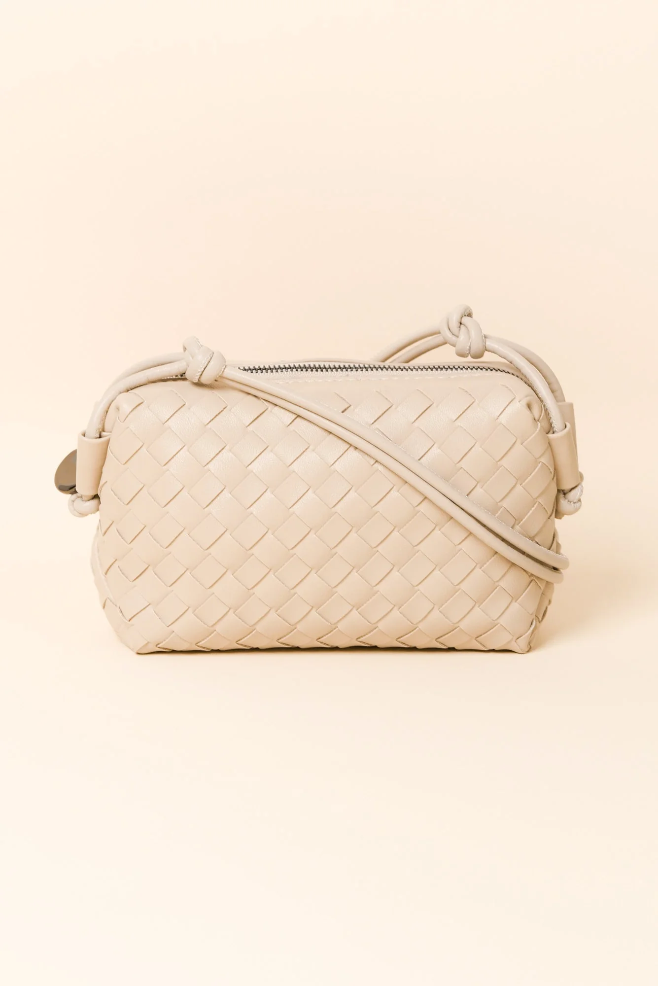 Tellaro Natural Woven Crossbody Bag