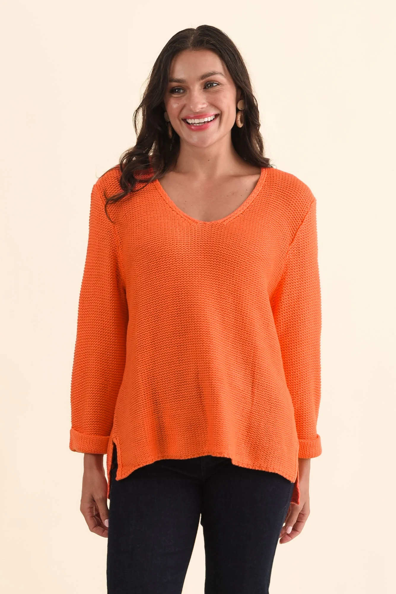 Toulouse Orange Cotton Jumper