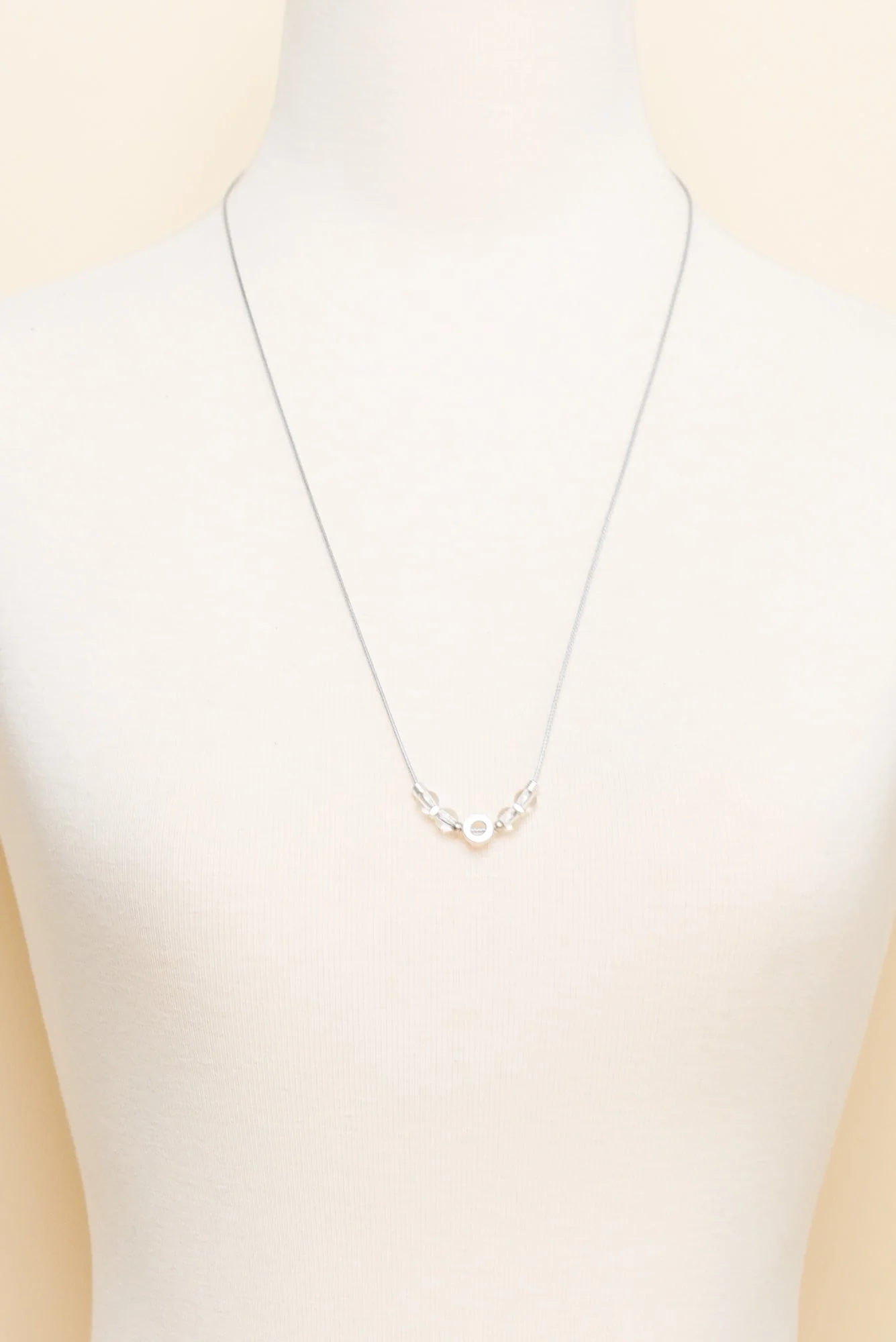 Valera Silver Beaded Necklace