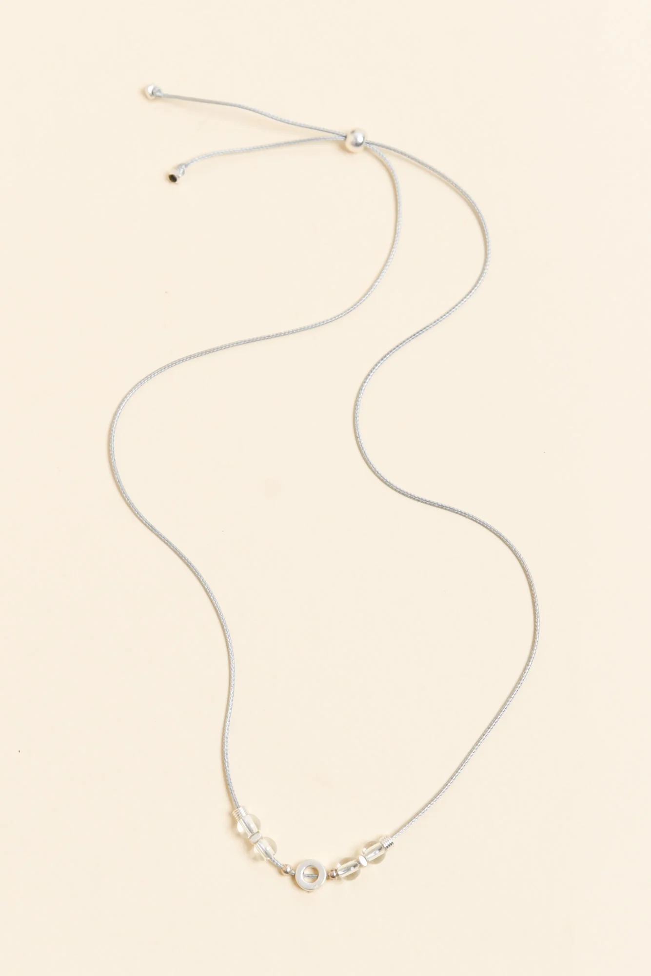 Valera Silver Beaded Necklace - Image 2