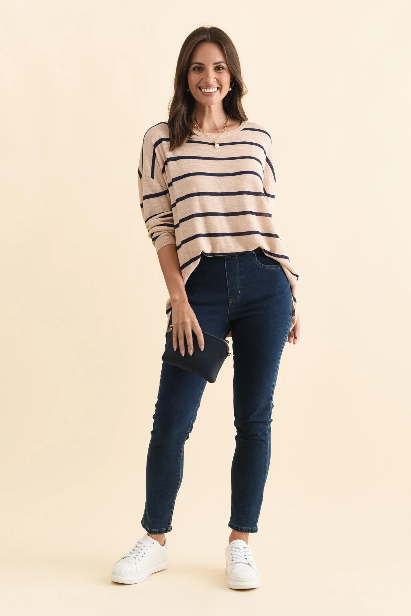 Zadie Dark Denim Stretch Jeans - Image 3